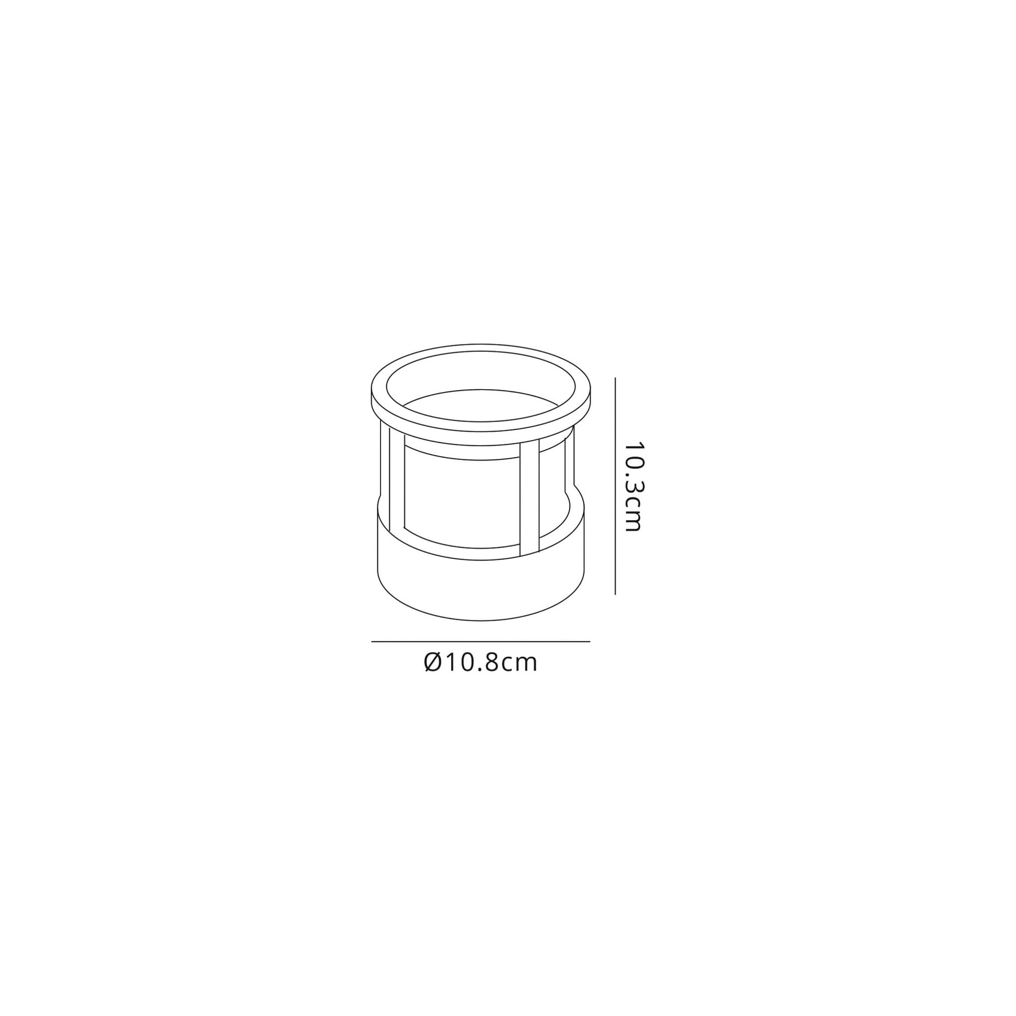 Fabula Sedley Round LED Downlight - Anthracite - IP54