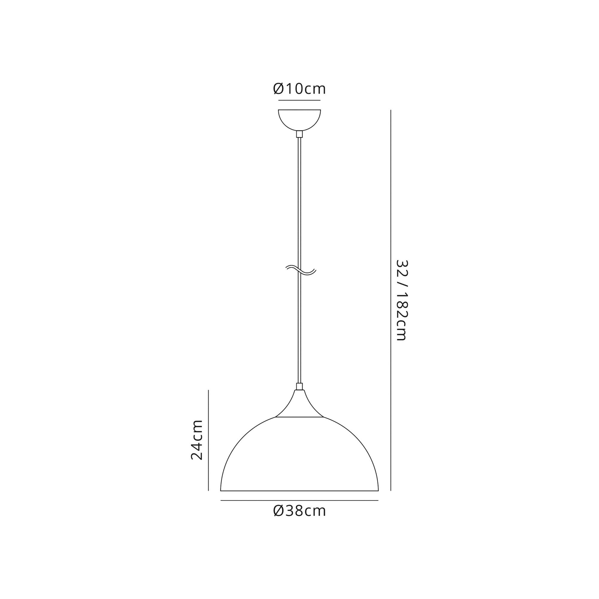 Fabula Victoria Small Pendant - Sand Grey