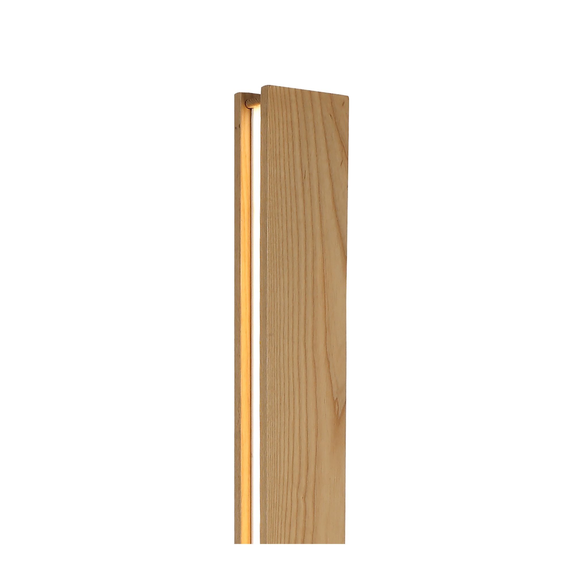 Fabula Whitehall 2 Light LED Floor Lamp - Oak & Sand White