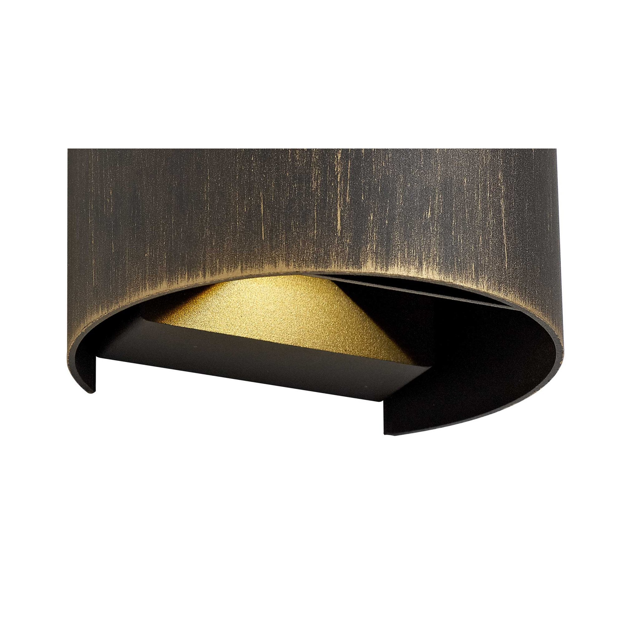 Fabula Heron Up & Down LED Wall Lamp - Black Gold - IP54