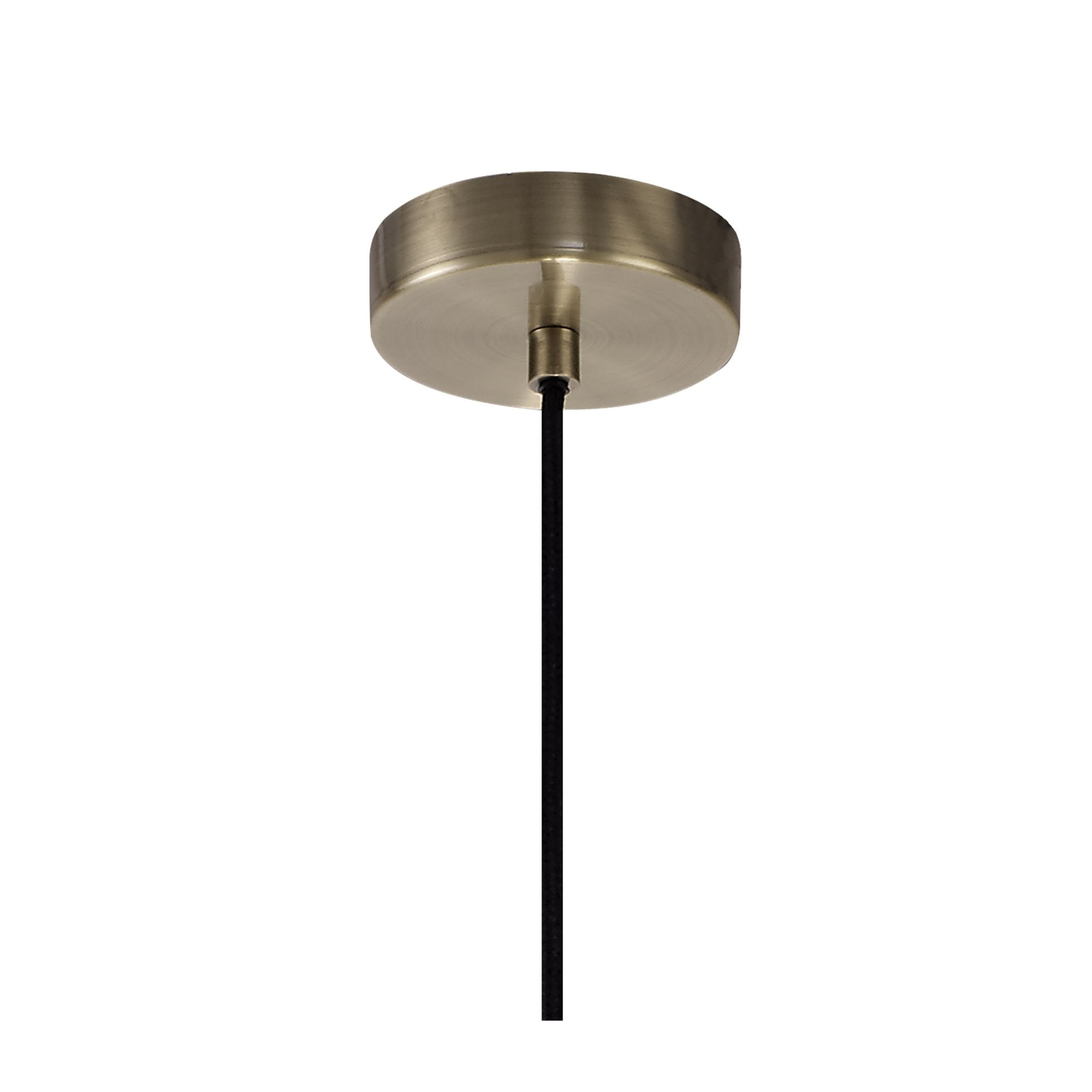 Fabula Austen Small Single Pendant - Antique Brass