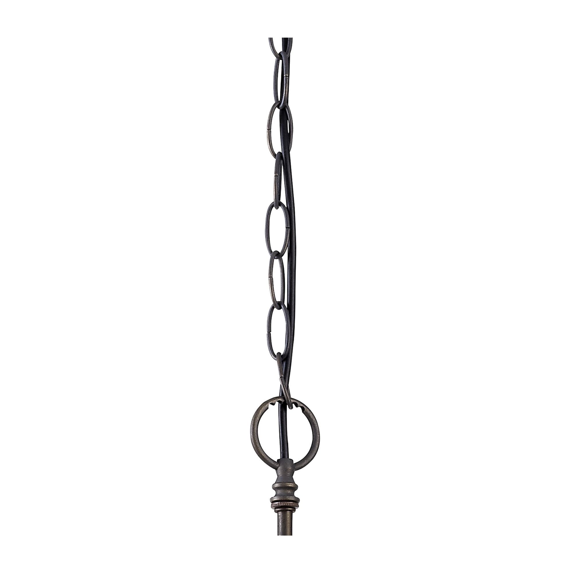 Fabula Harvest 2 Light Tiffany Suspension Kit - Aged Antique Brass - Frame Only