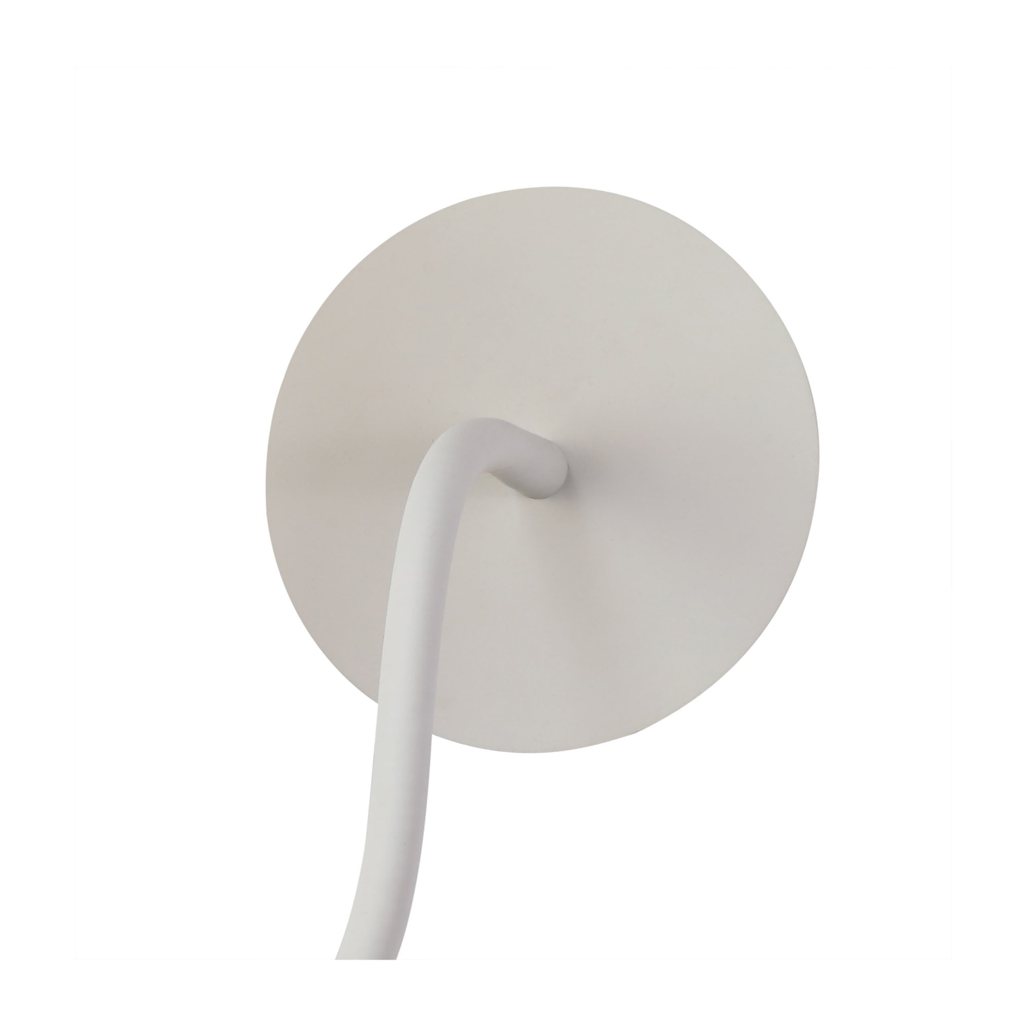Fabula Hartwell Single Flexible Wall Lamp - Satin White & Satin Nickel
