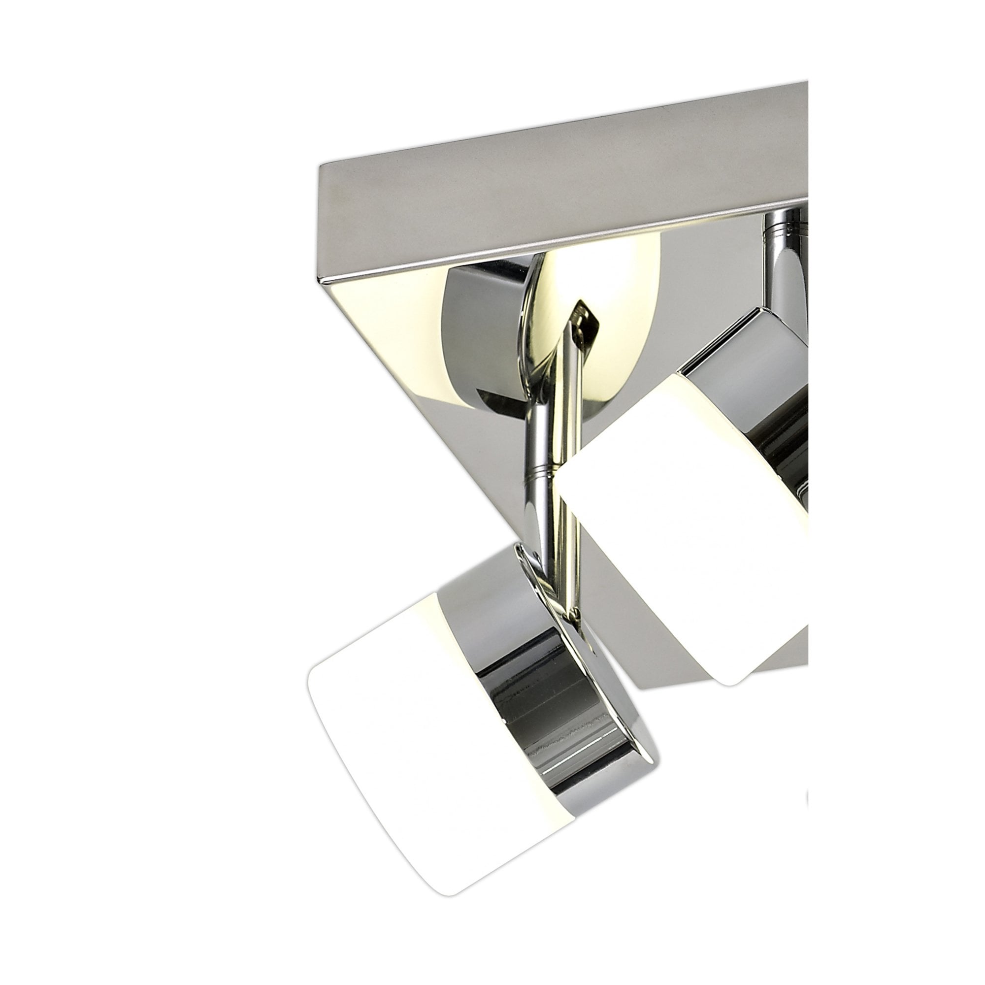 Fabula Lonsdale 4 Light Adjustable LED Flush Light - Polished Chrome - IP44
