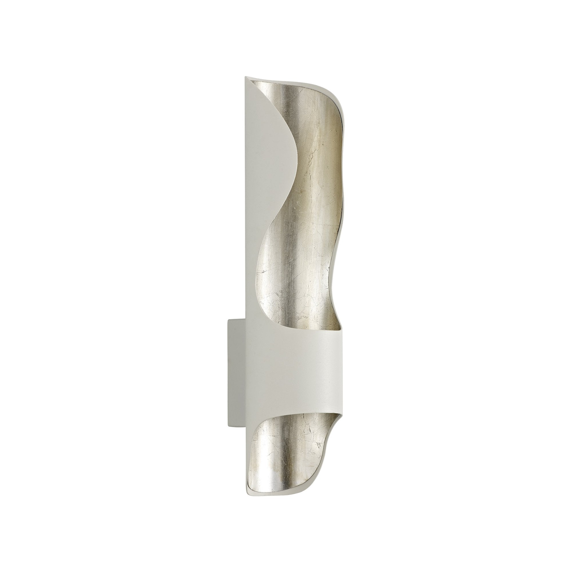 Fabula Stanmore LED Wall Lamp - White & Silver Leaf