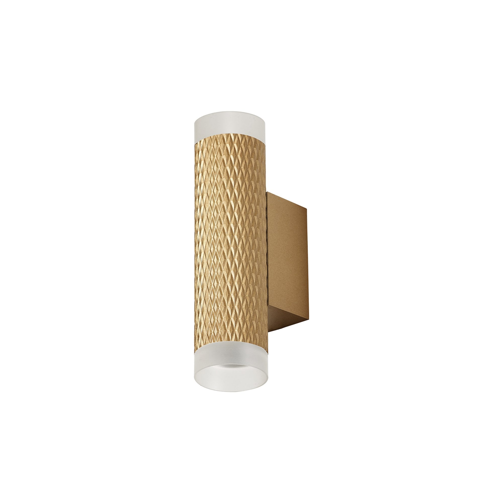 Fabula Summerfield 2 Light Wall Lamp - Champagne Gold & Acrylic Rings