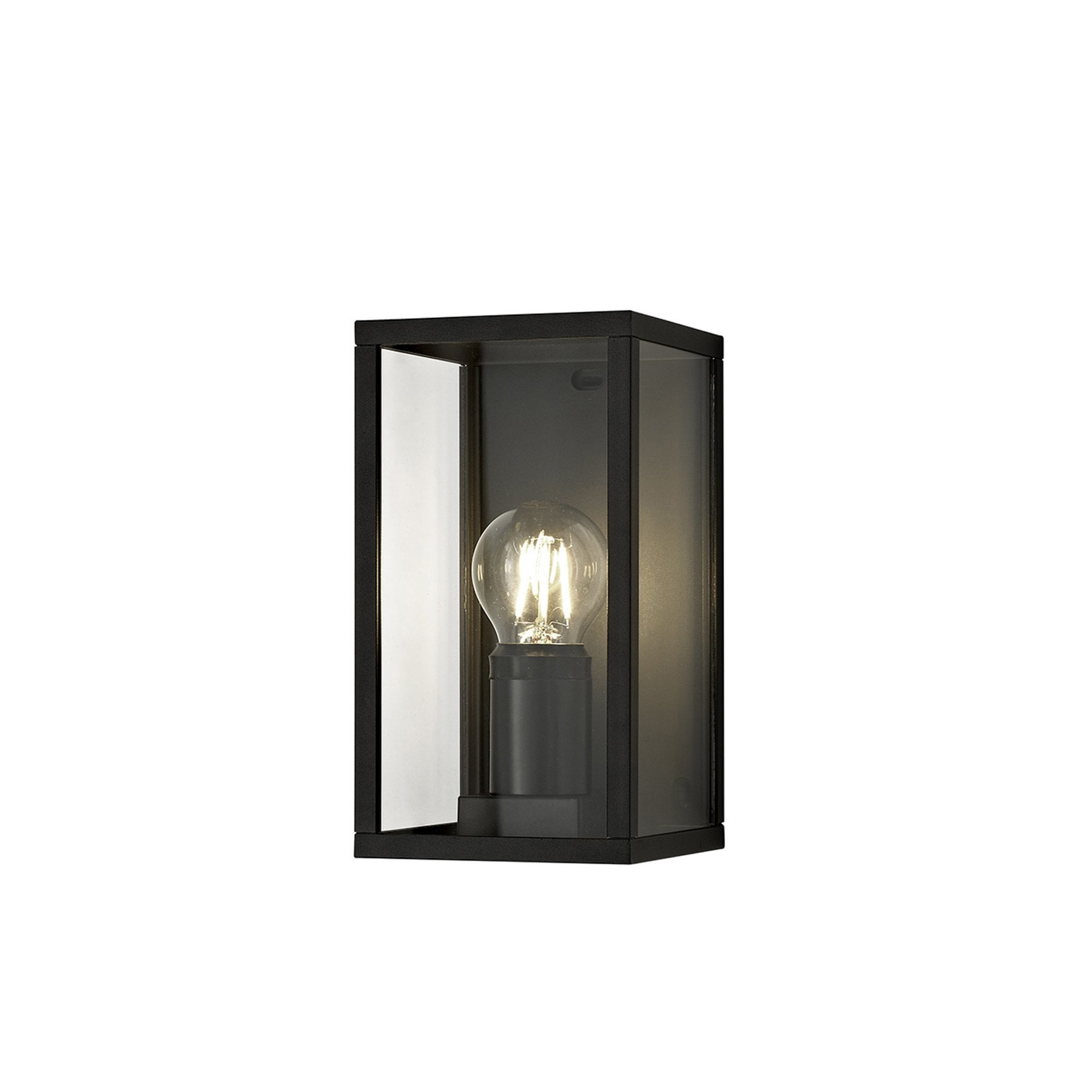 Fabula Honeycroft Flush Wall Lamp - Graphite Black - IP54