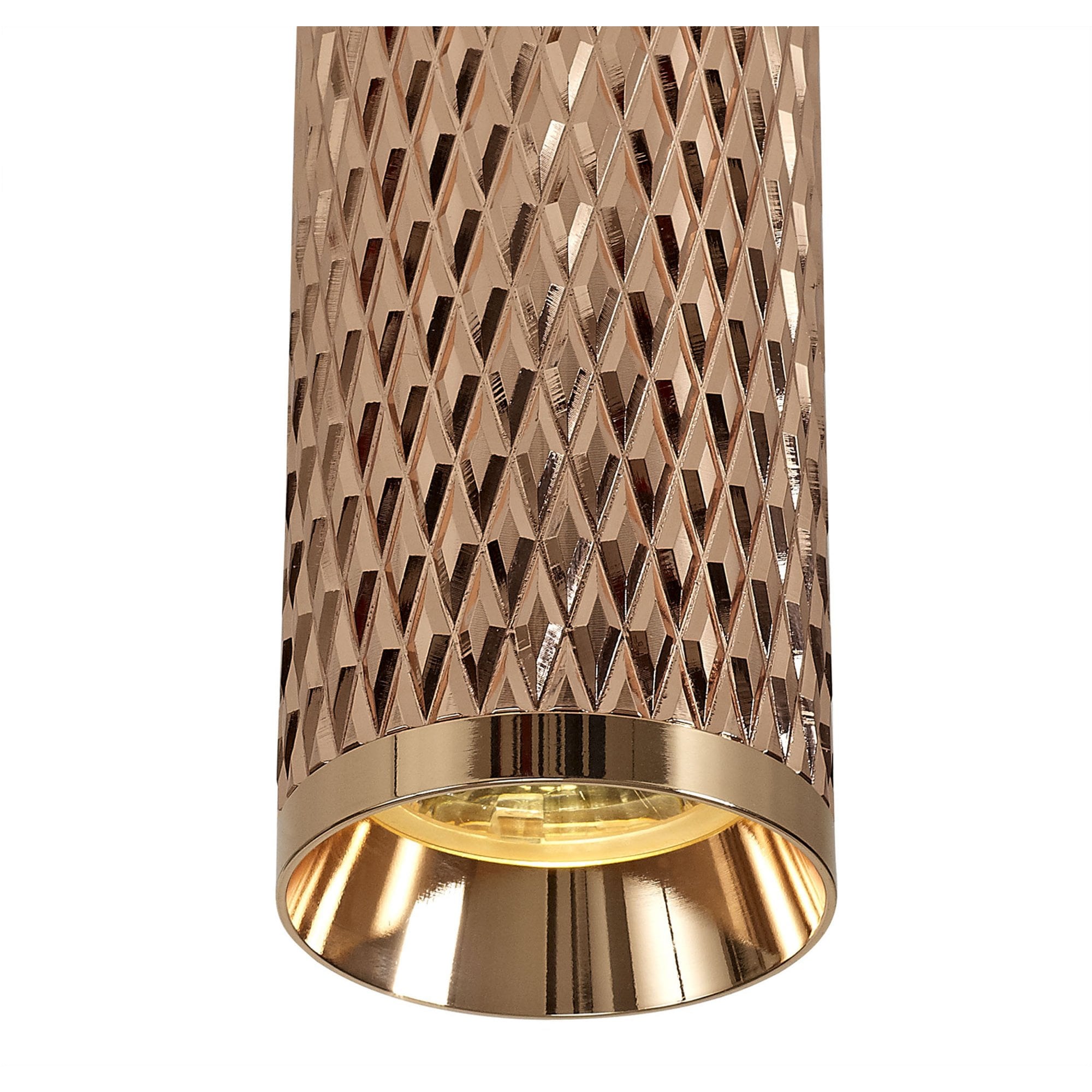 Fabula Summerfield Single 20cm Ceiling Spot Light - Rose Gold