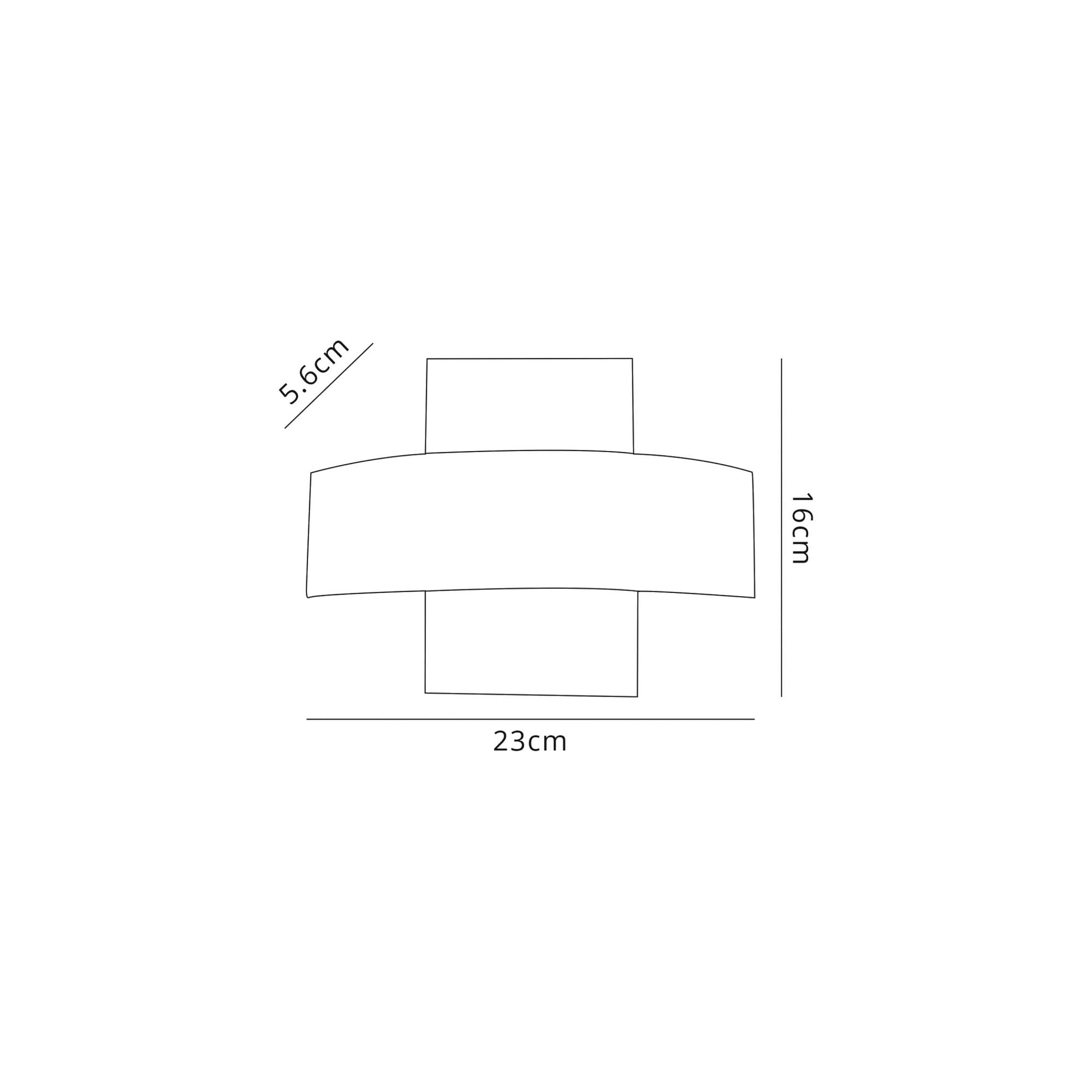 Fabula Cloverleys LED Up & Down Wall Lamp - Sand White - IP54