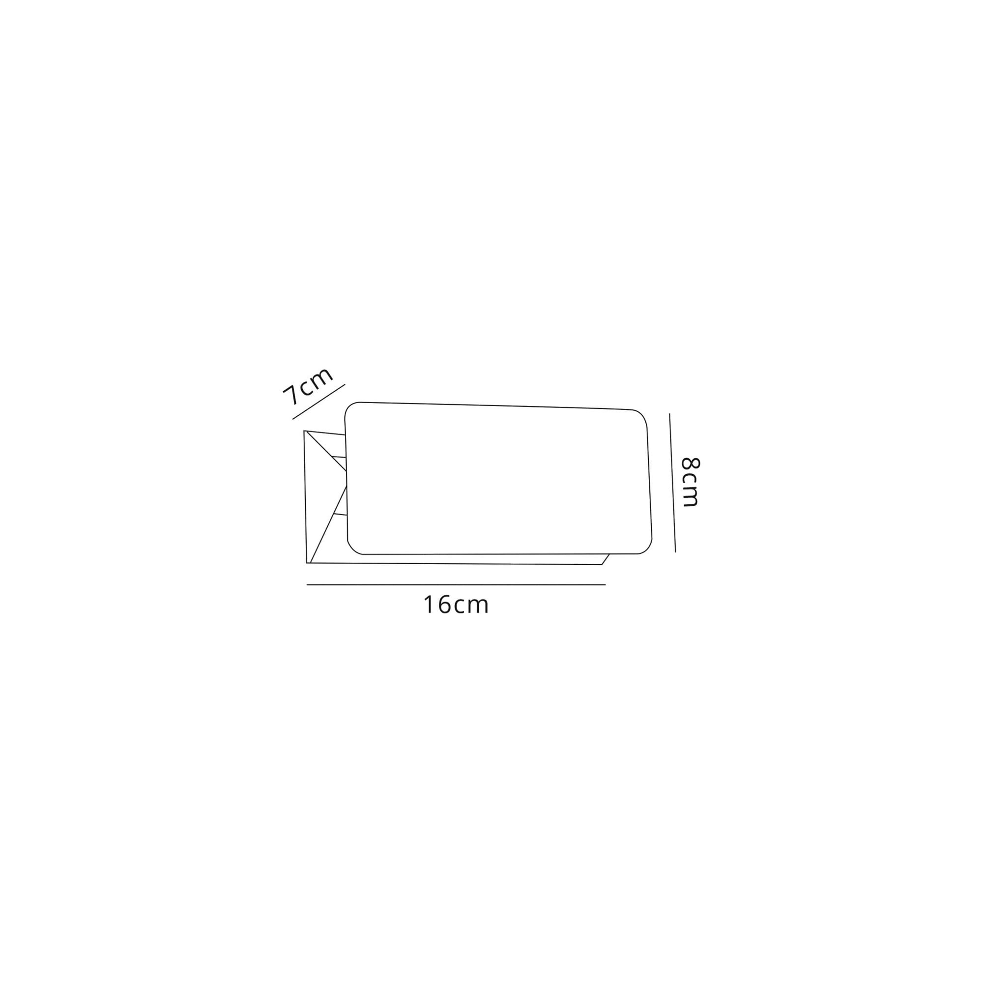 Fabula Sheridan Up & Down LED Wall Lamp - Sand White - IP54