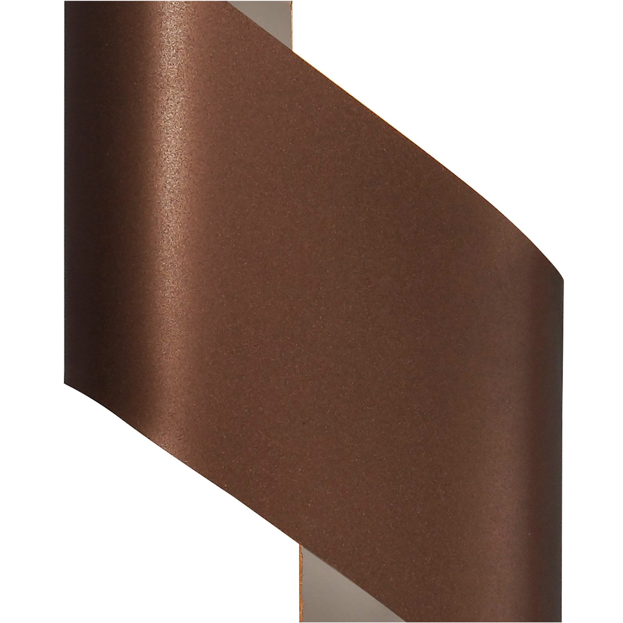 Fabula Barrington Small LED Wall Lamp - Satin Brown & Polished Chrome