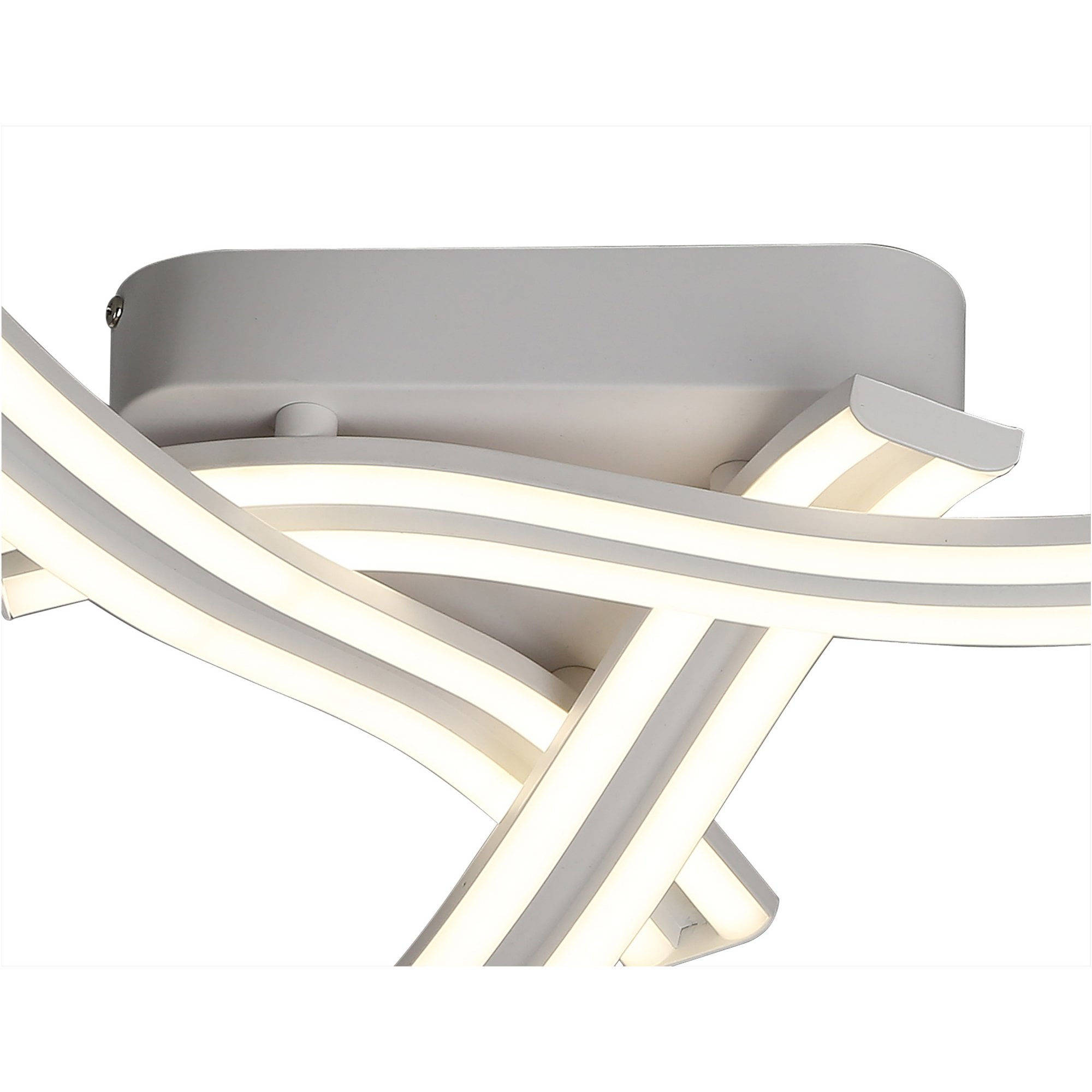 Fabula Barncroft 3 Light LED Flush Light - White