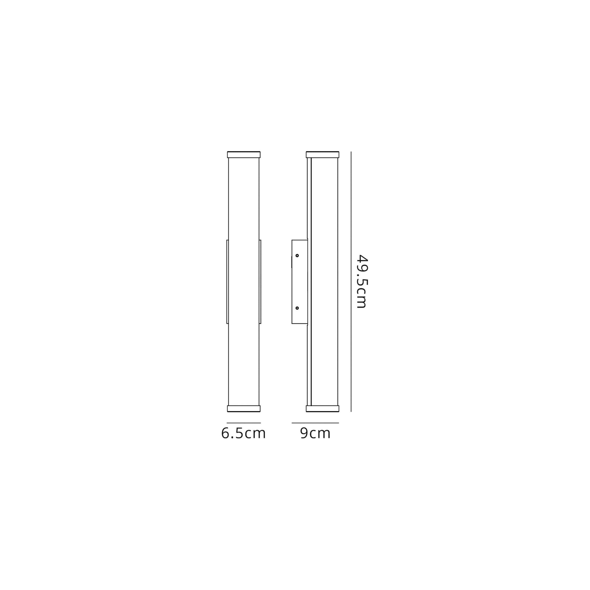 Fabula Torrington Large Wall Lamp - Polished Chrome - IP44