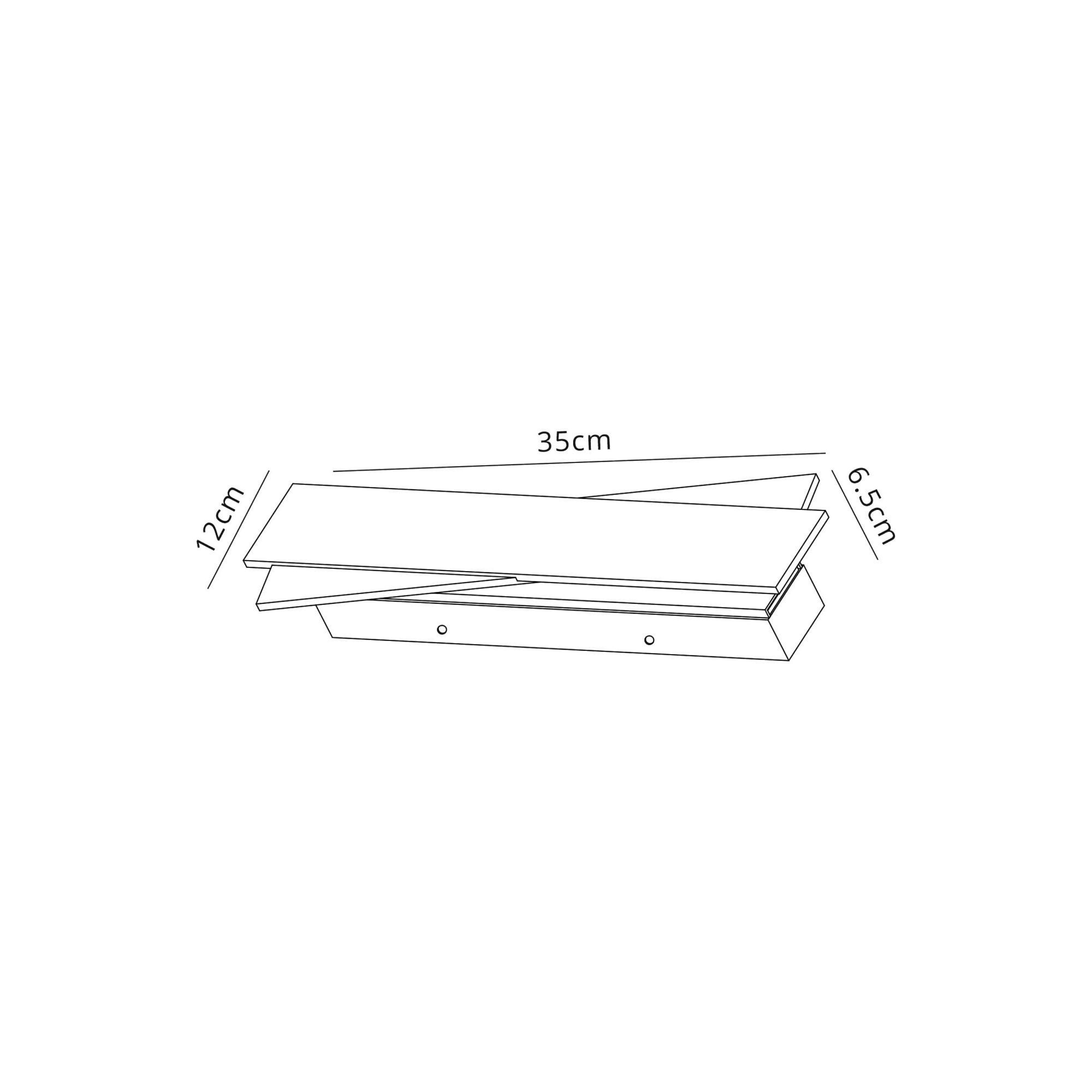 Fabula Dells LED Wall Lamp - Brushed Aluminium