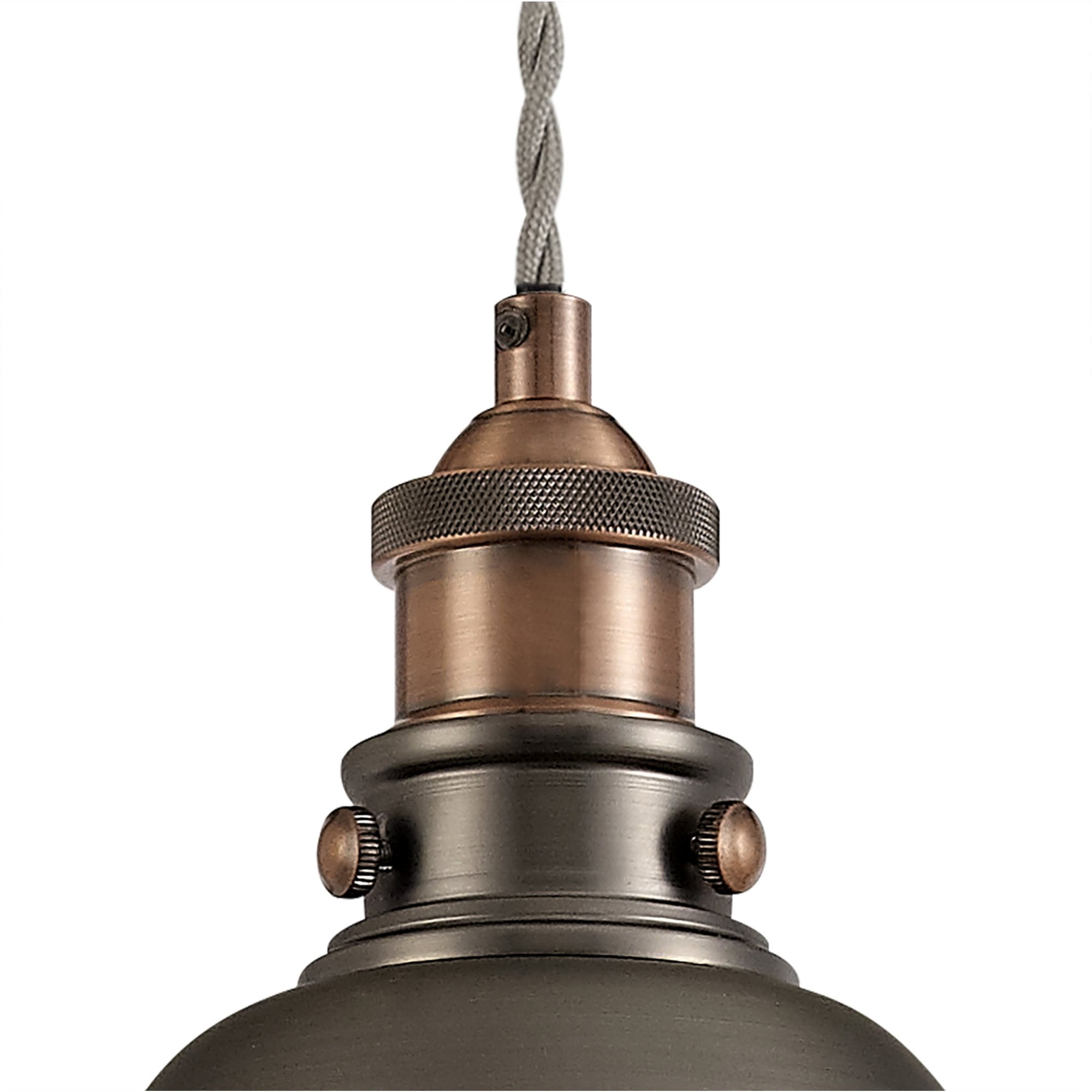 Fabula Sunnyside Small Pendant - Antique Silver & Copper