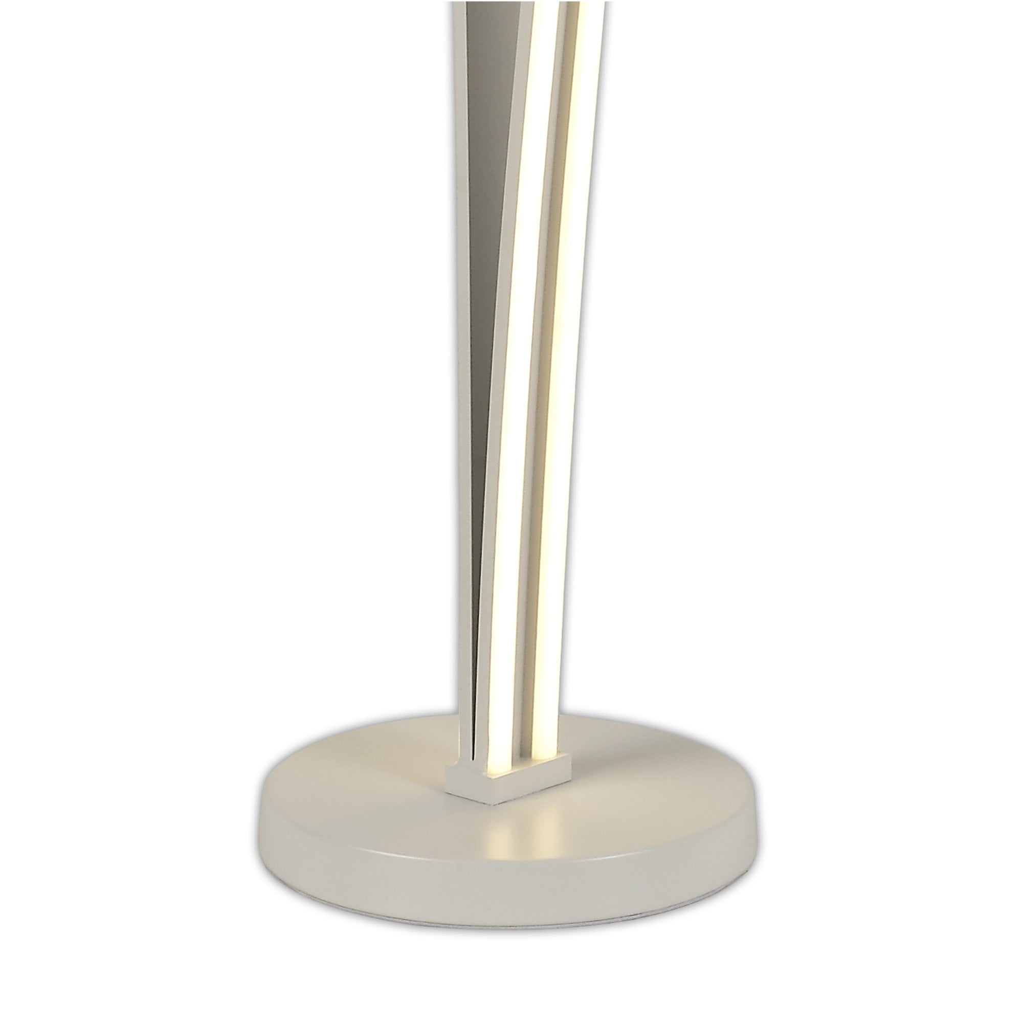 Fabula Barncroft 2 Light Dimmable LED Floor Light - White
