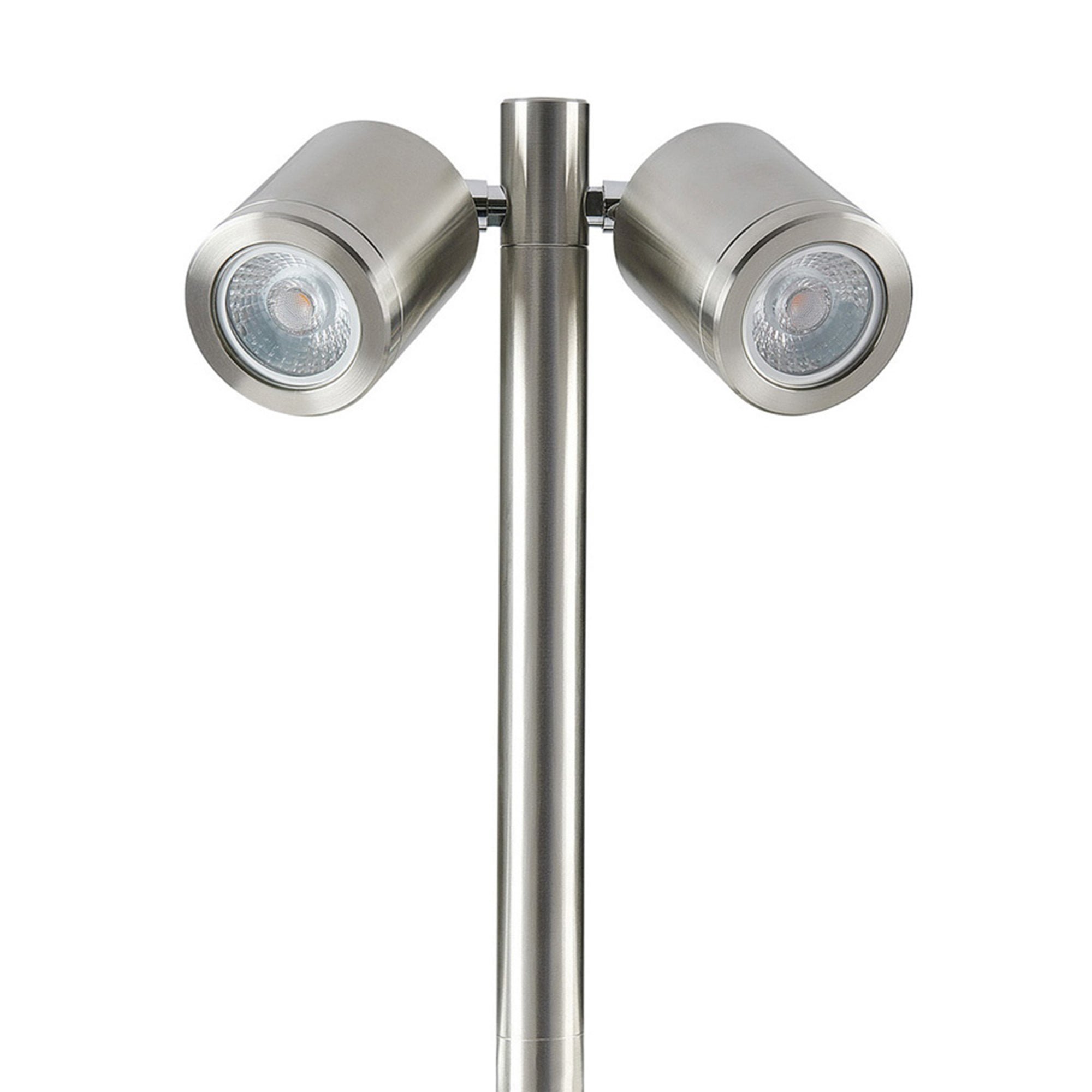 Collingwood SL230 LED Twin Pole Spike Light - Stainless Steel - Low Voltage