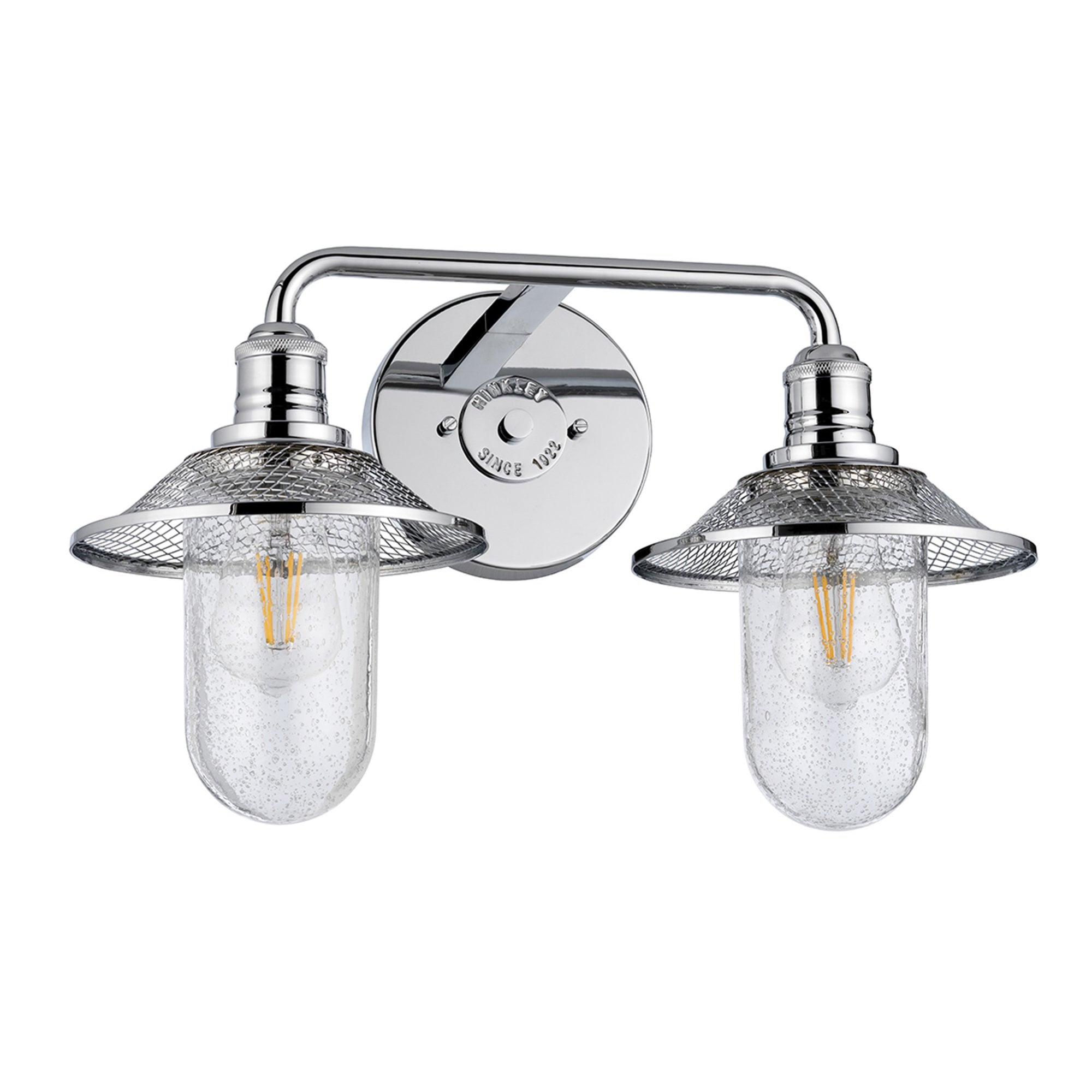 Quintiesse Rigby 2 Light Bathroom Wall Light - Polished Chrome