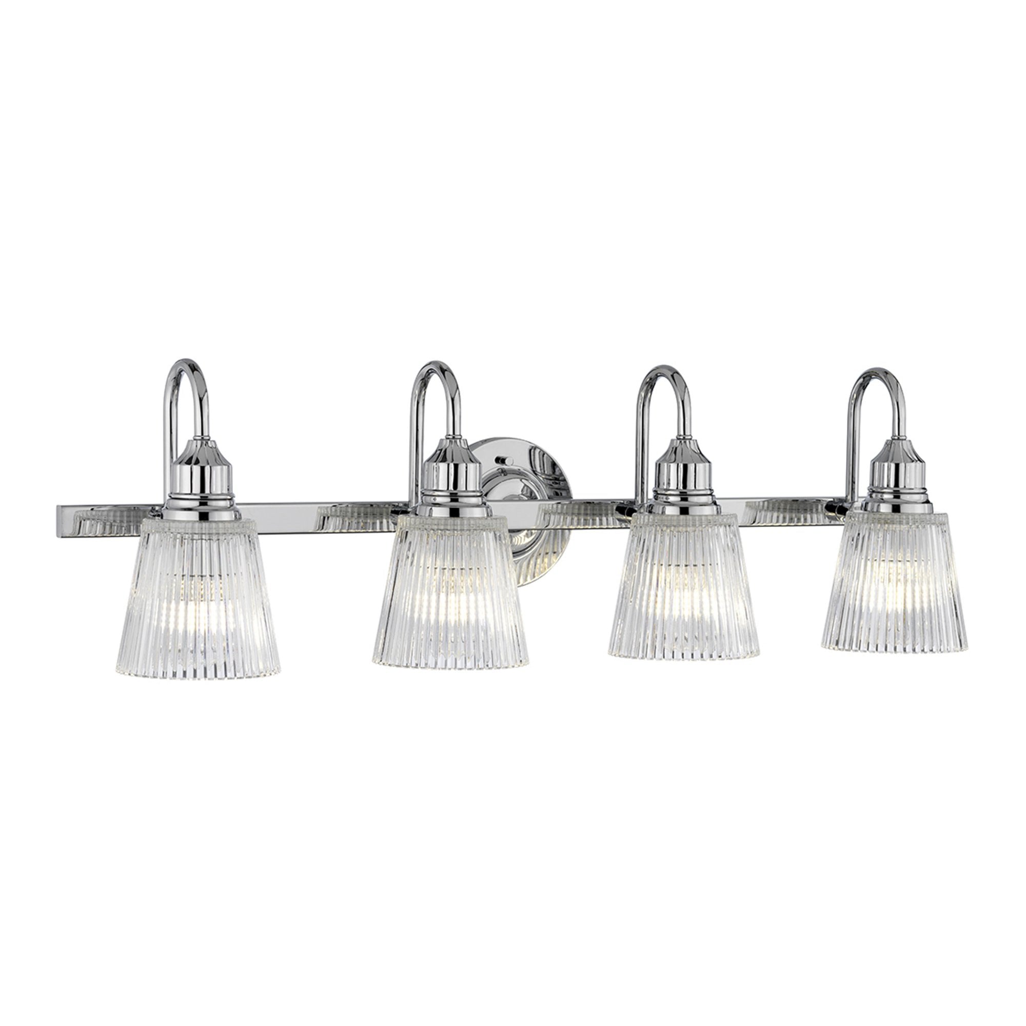 Quintiesse Addison 4 Light Bathroom Wall Light - Polished Chrome
