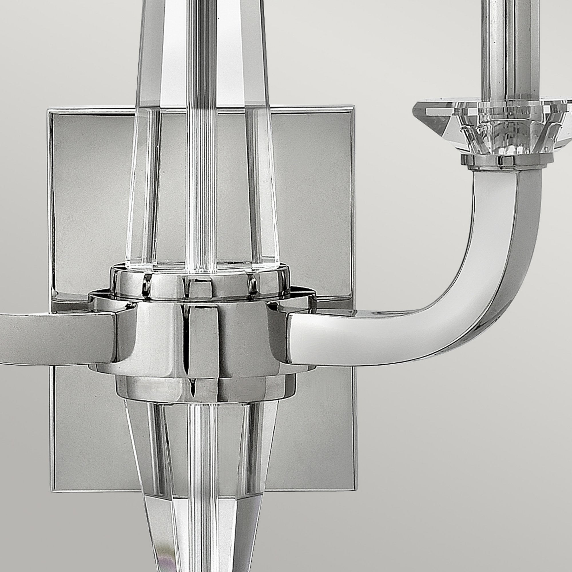 Quintiesse Ascher 2 Light Wall Light - Polished Nickel