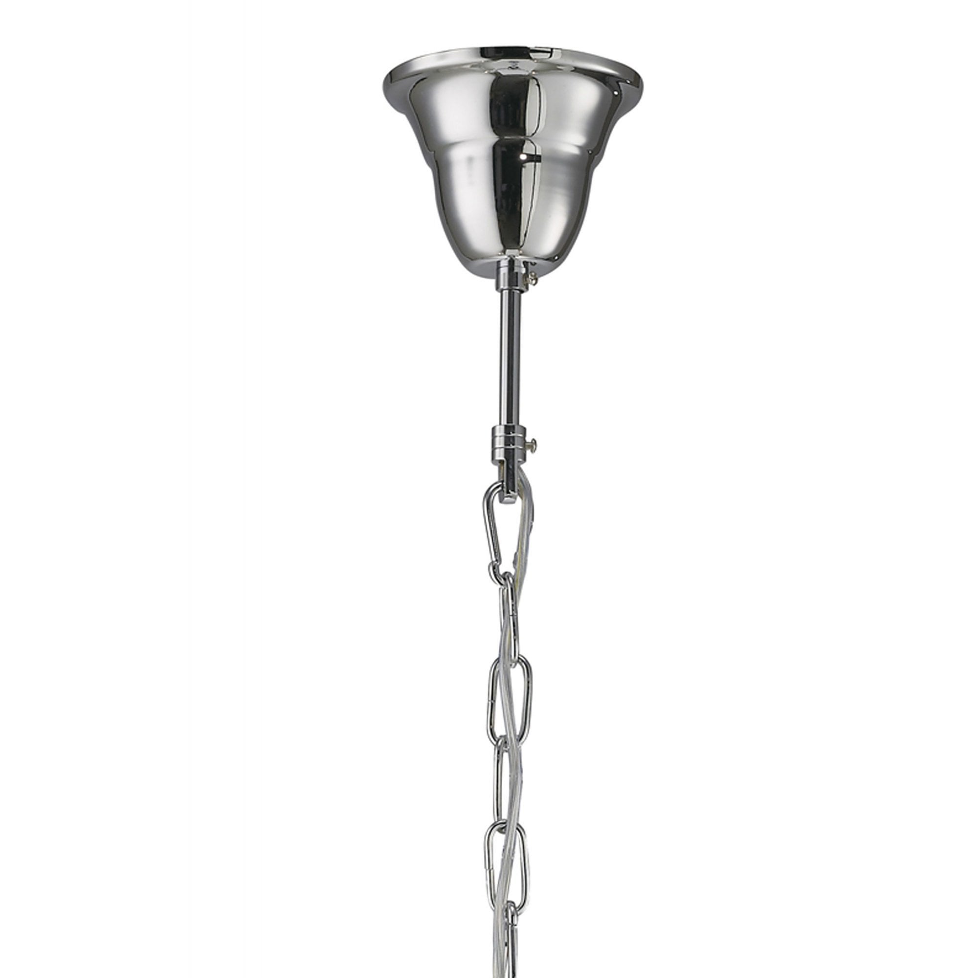 Diyas IL31363 Vela Pendant 3 Light Polished Chrome/Crystal