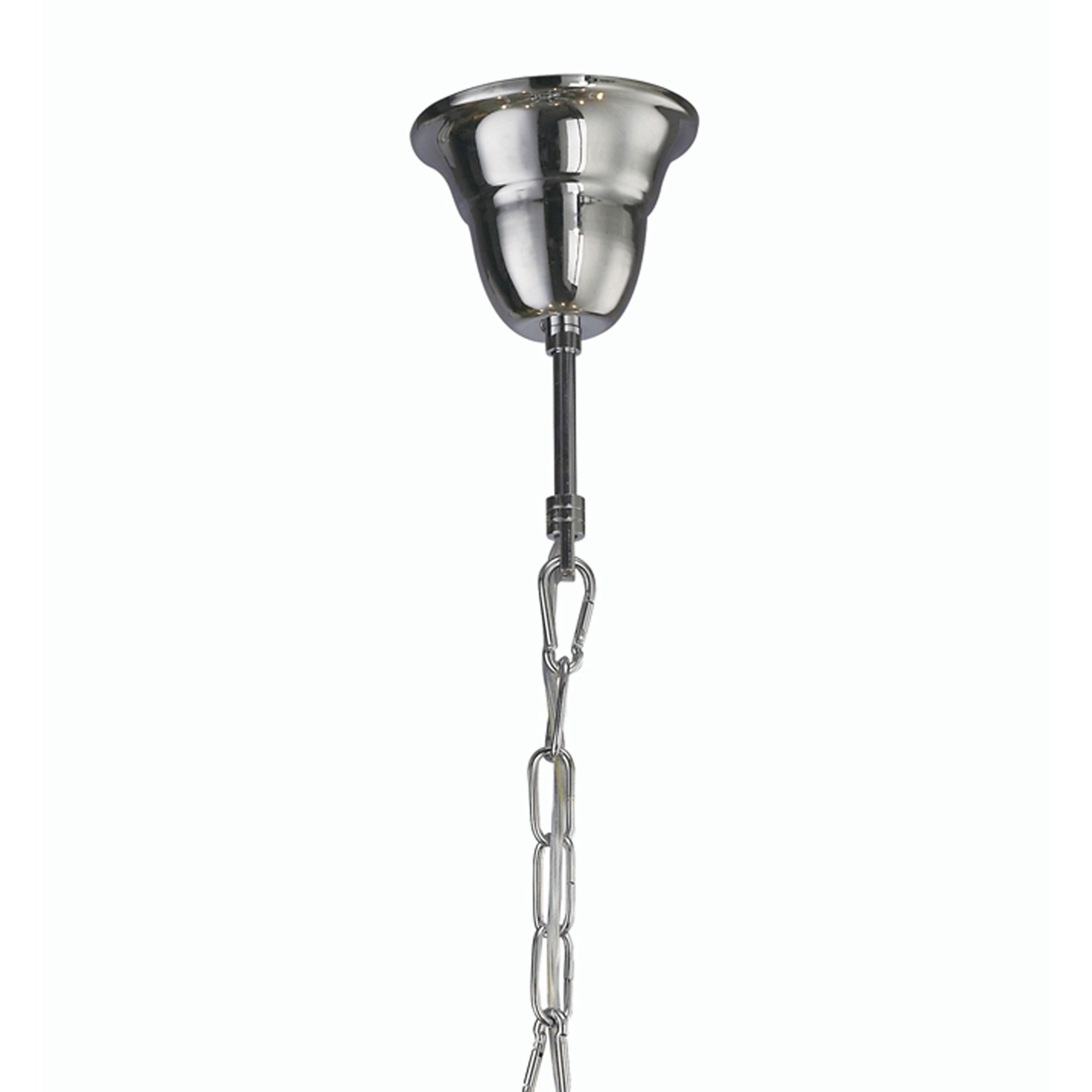 Diyas IL31368 Vela Pendant 8 Light Polished Chrome/Crystal