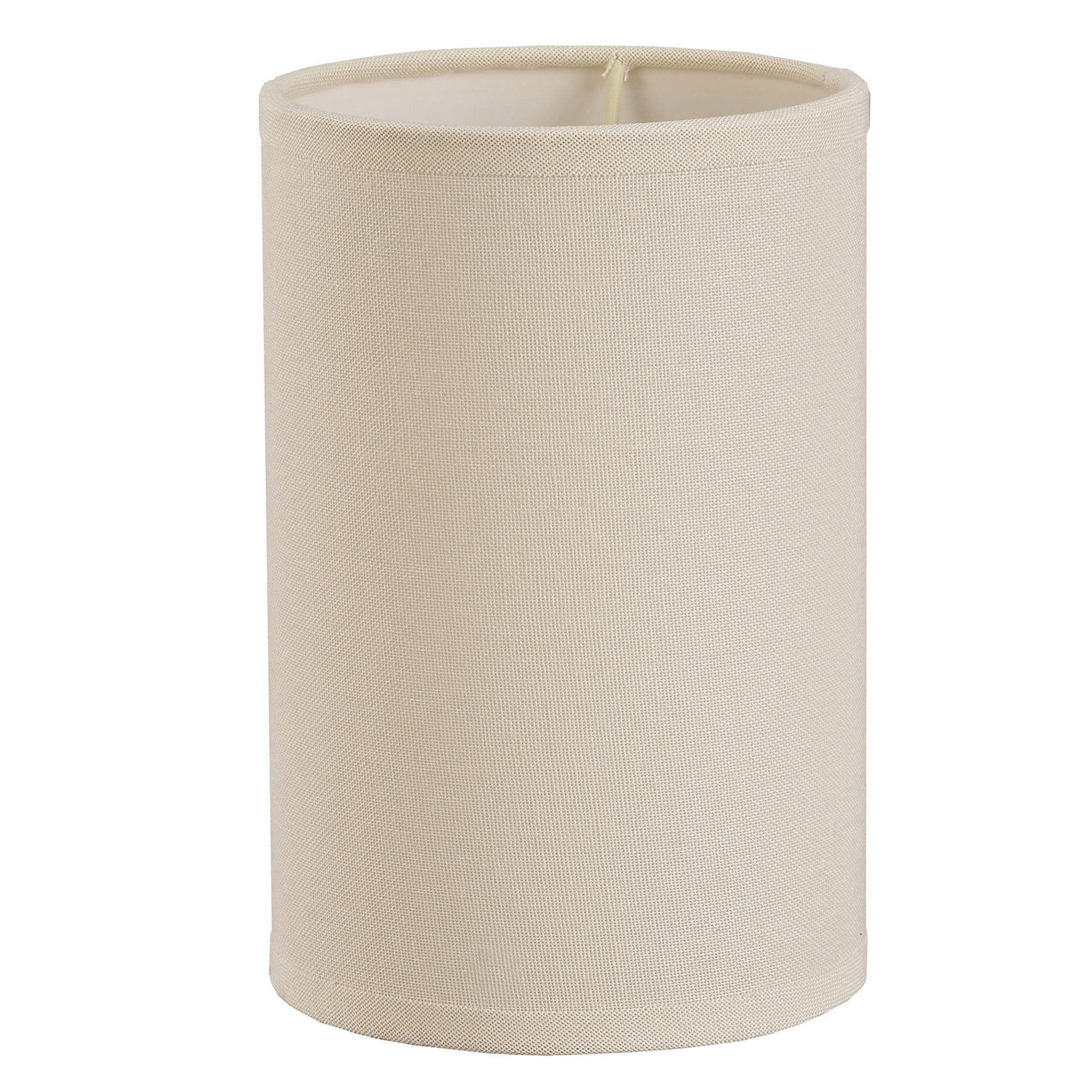 Diyas ILS20290 Victoria Round Fabric Shade - Ivory Cream 13cm - Shade Only