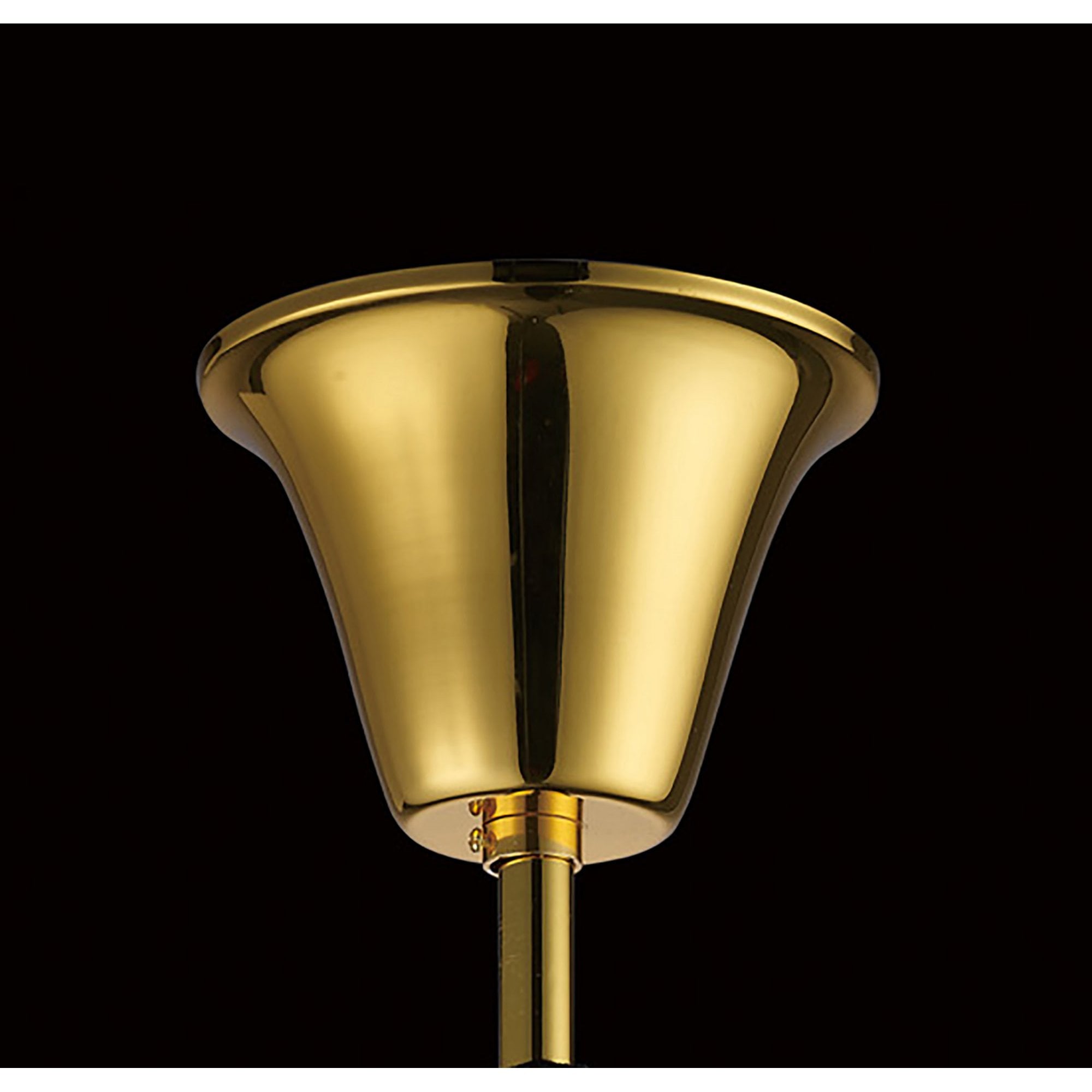 Diyas Alexandra 3 Tier 37 Light Pendant - French Gold & Crystal