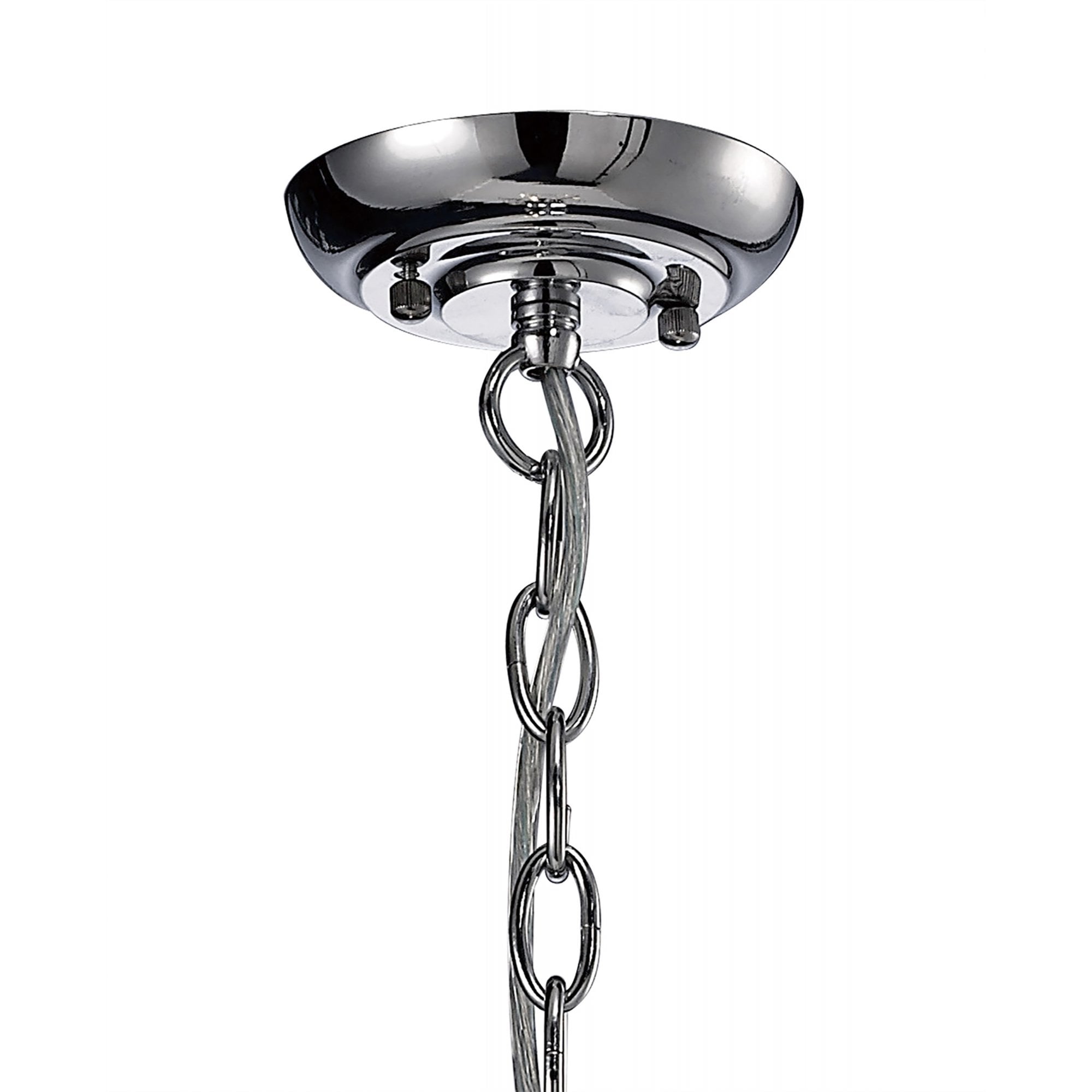 Diyas IL31072 Aubrey Pendant 3 Light Polished Chrome/Glass