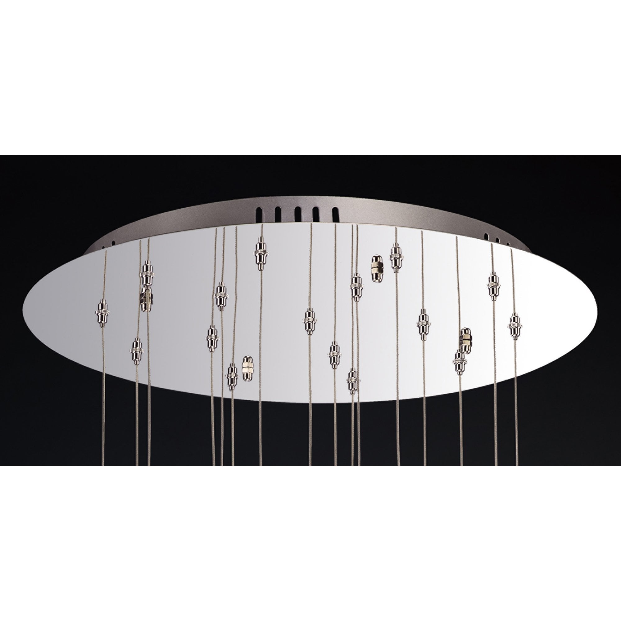 Diyas IL31146 Aviva Pendant Round 16 Light 4000K LED Polished Chrome/Crystal