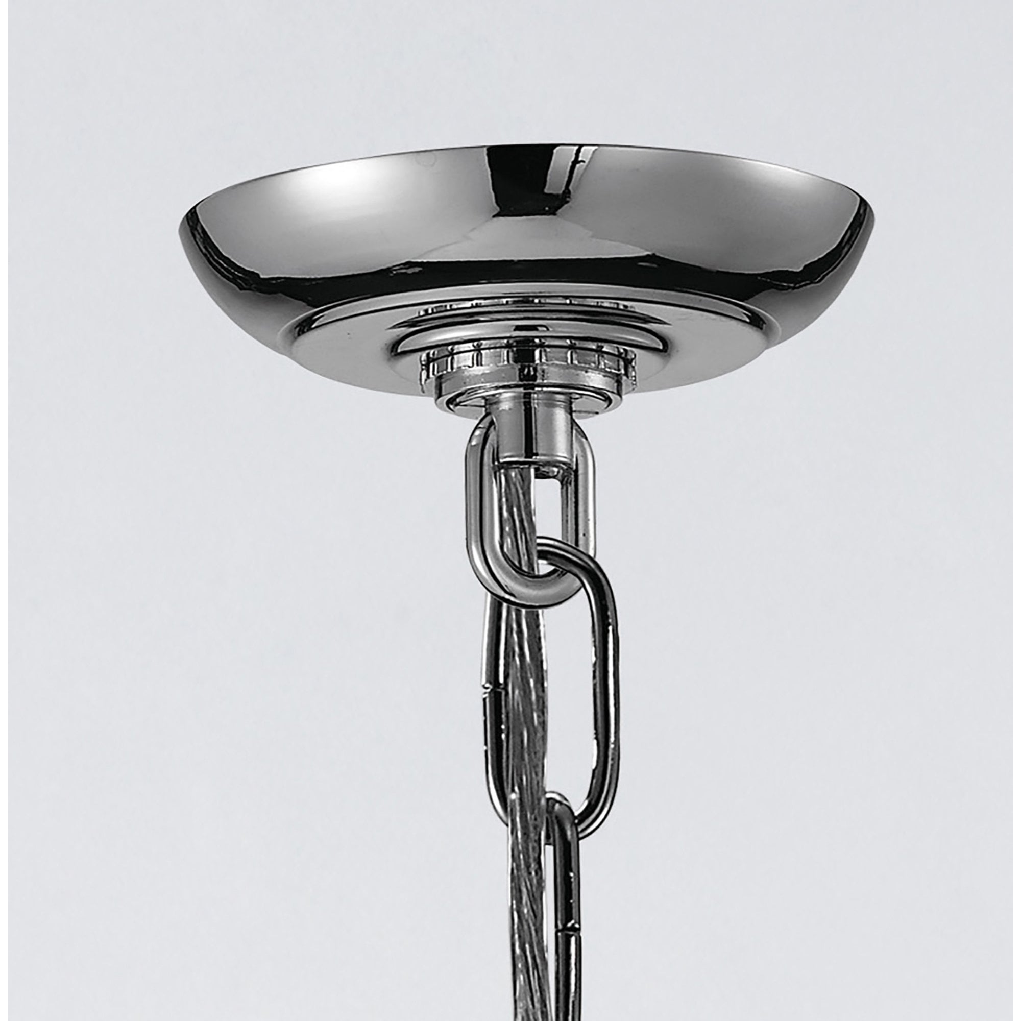 Diyas IL31104 Aston Pendant 6 Light Polished Chrome/Glass