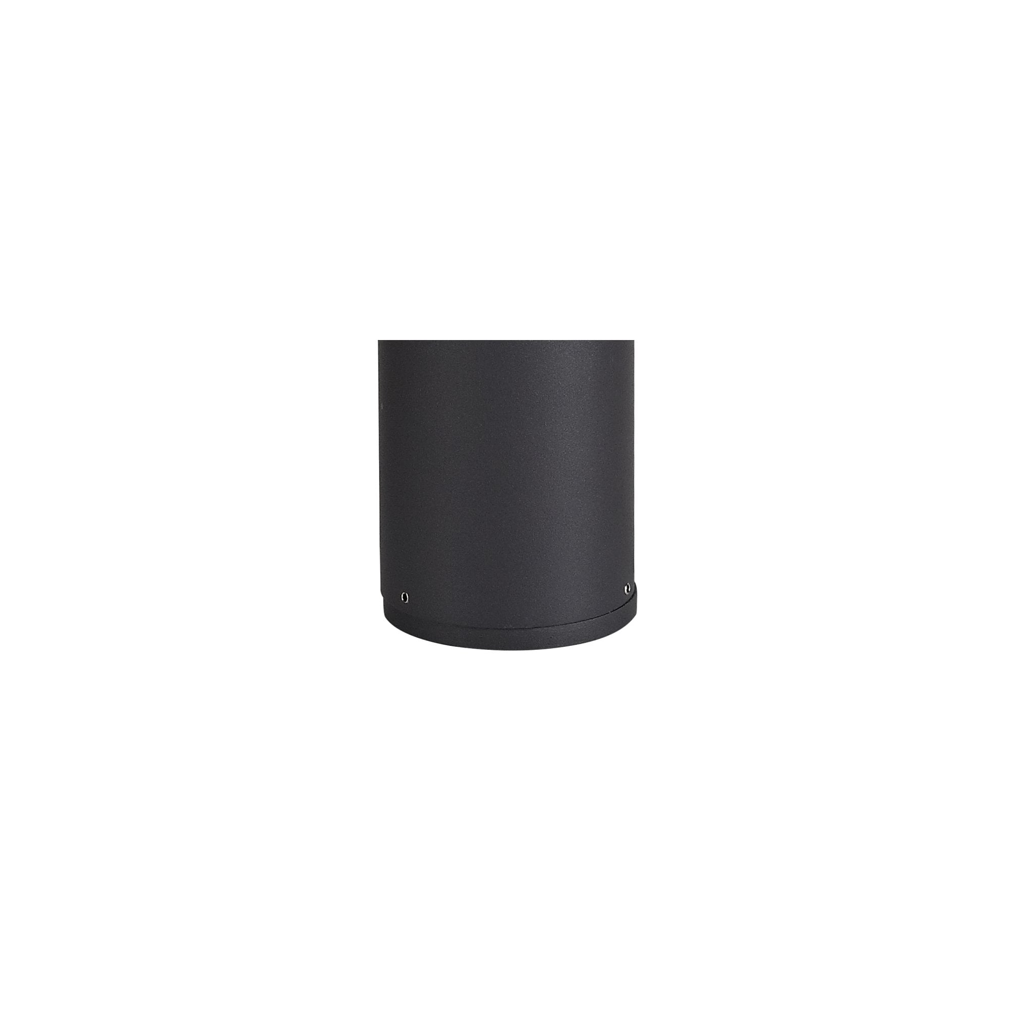 Fabula Harwater Single 45cm Post Lamp - Anthracite & Clear PC - IP54
