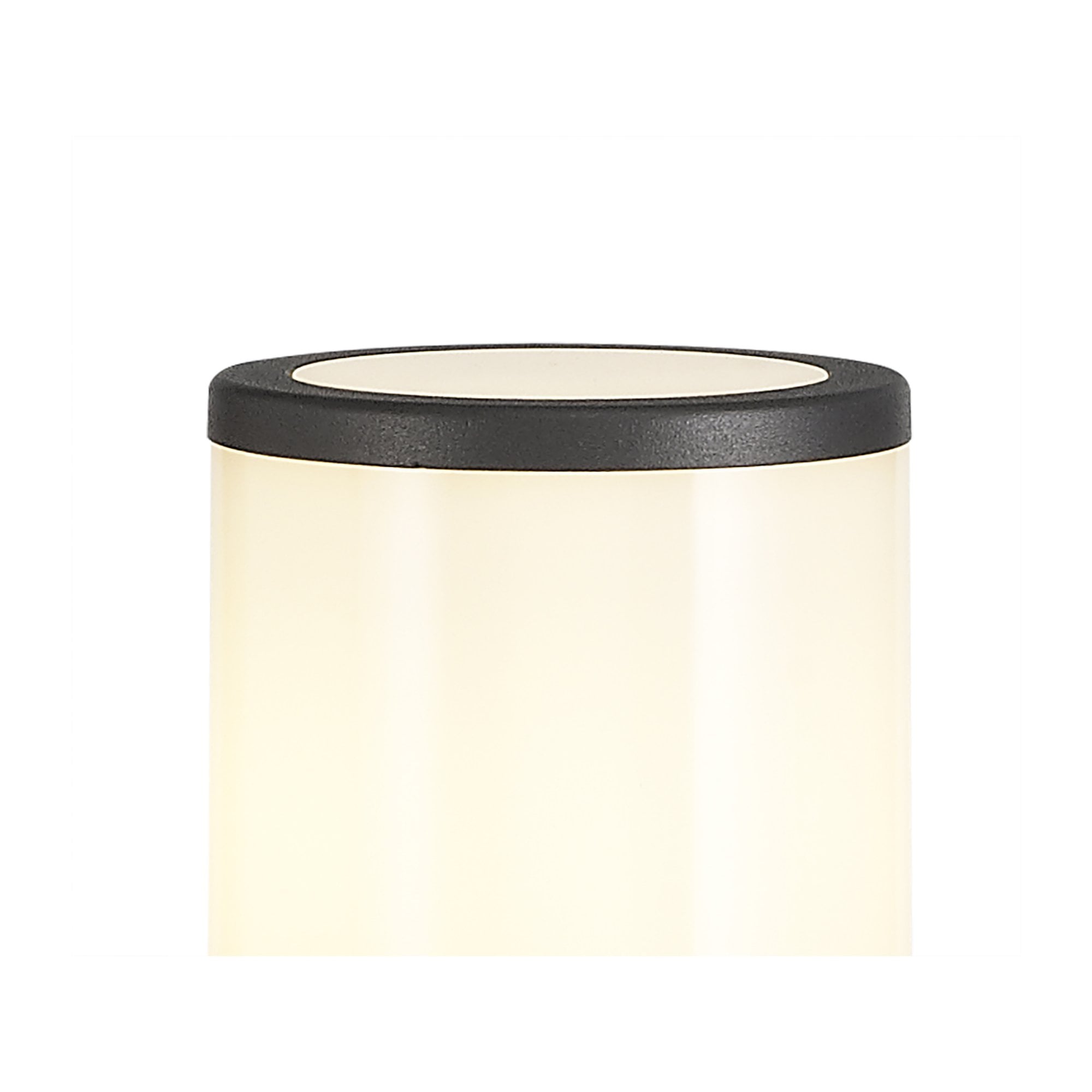 Fabula Harwater Single 45cm Post Lamp - Anthracite & Opal PC - IP54