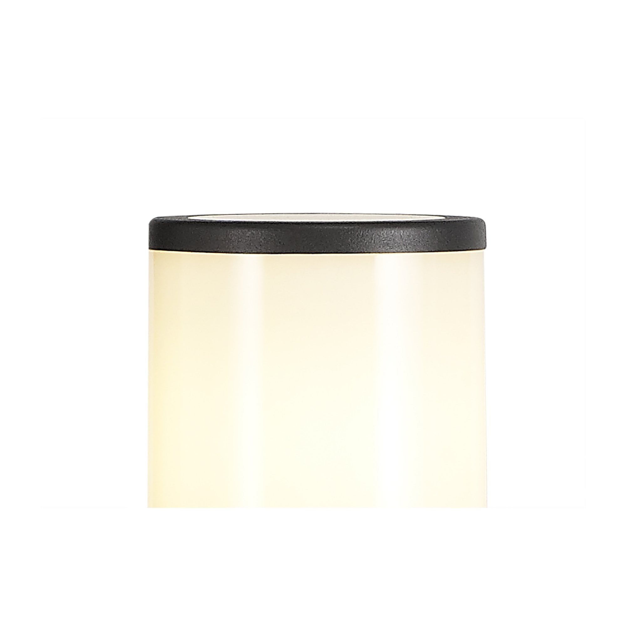 Fabula Harwater Single 65cm Post Lamp - Anthracite & Opal PC - IP54