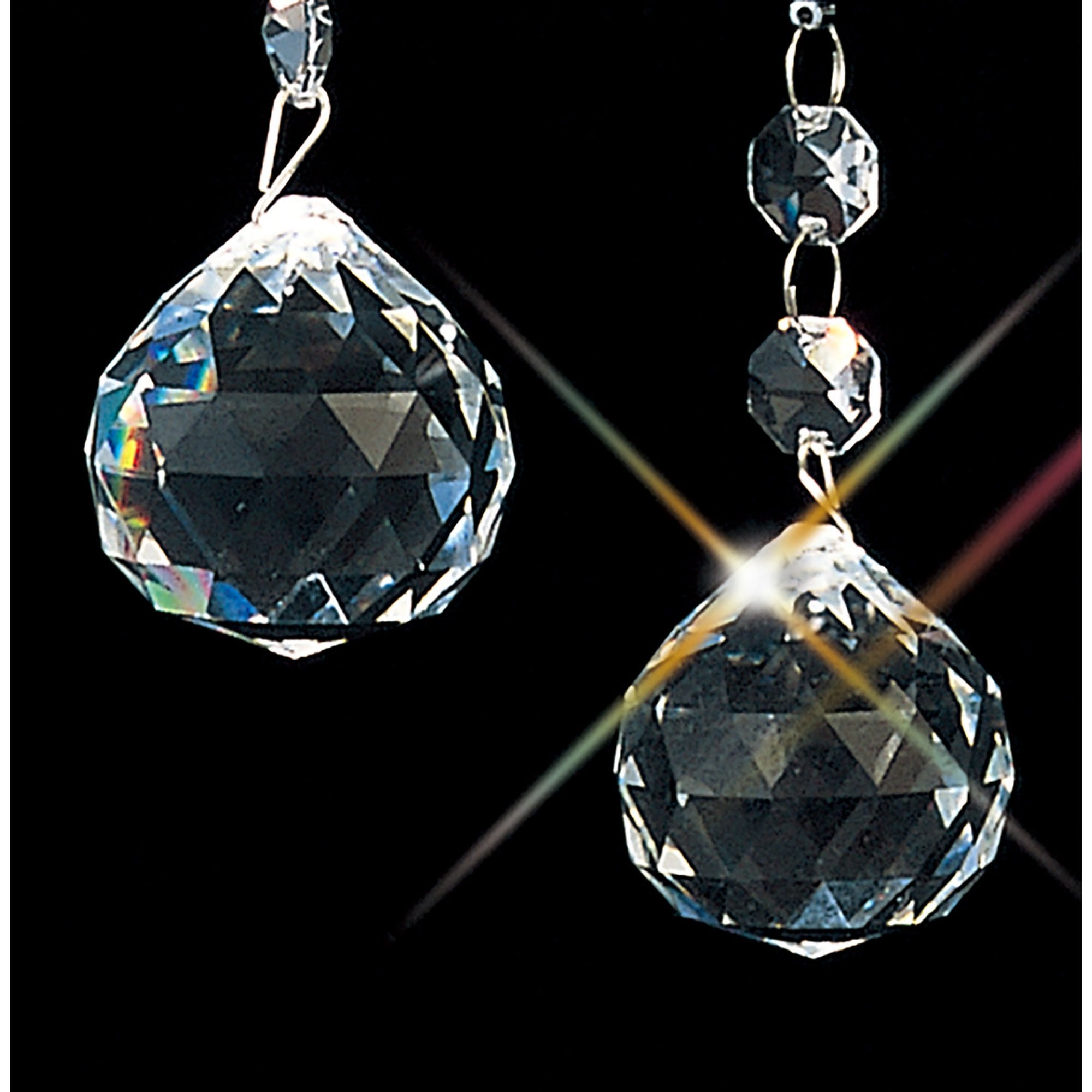 Diyas IL30112 Bianco Wall Light Switched 2 Light Polished Chrome/Crystal