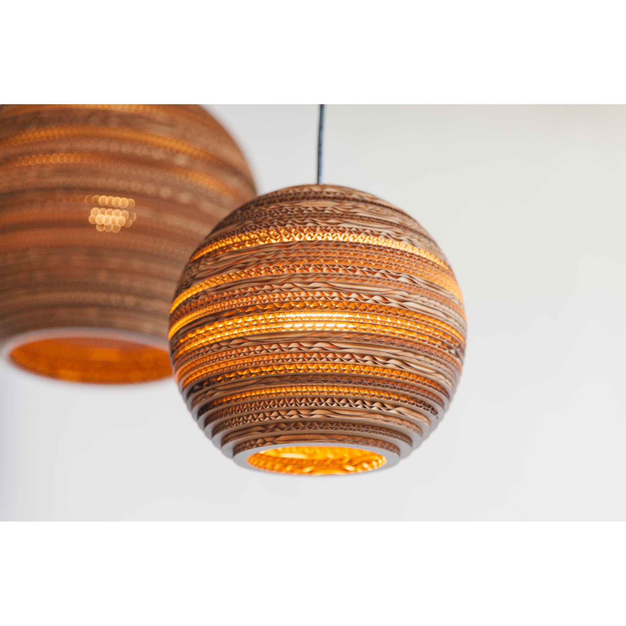 Graypants Scraplights Moon 18 Pendant - Natural - 45cm Diameter