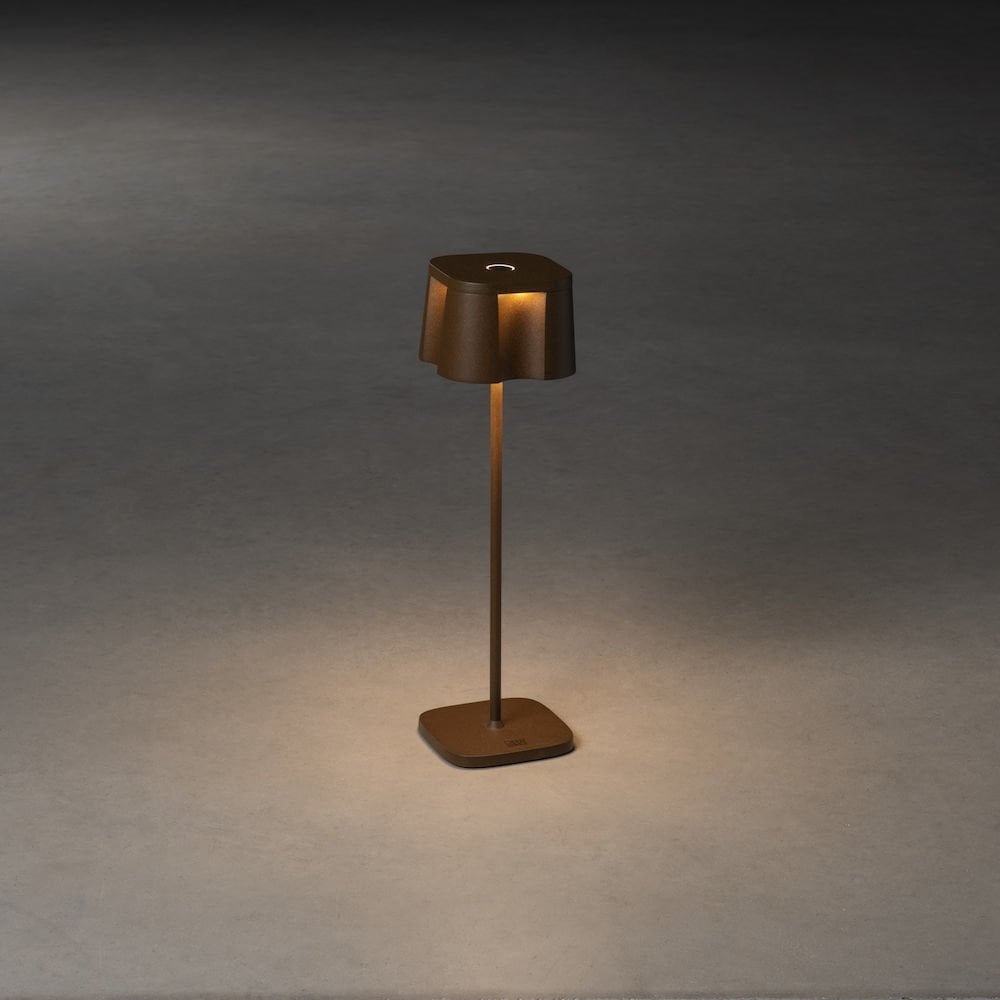 Konstsmide Nice Table Lamp with USB - Rust