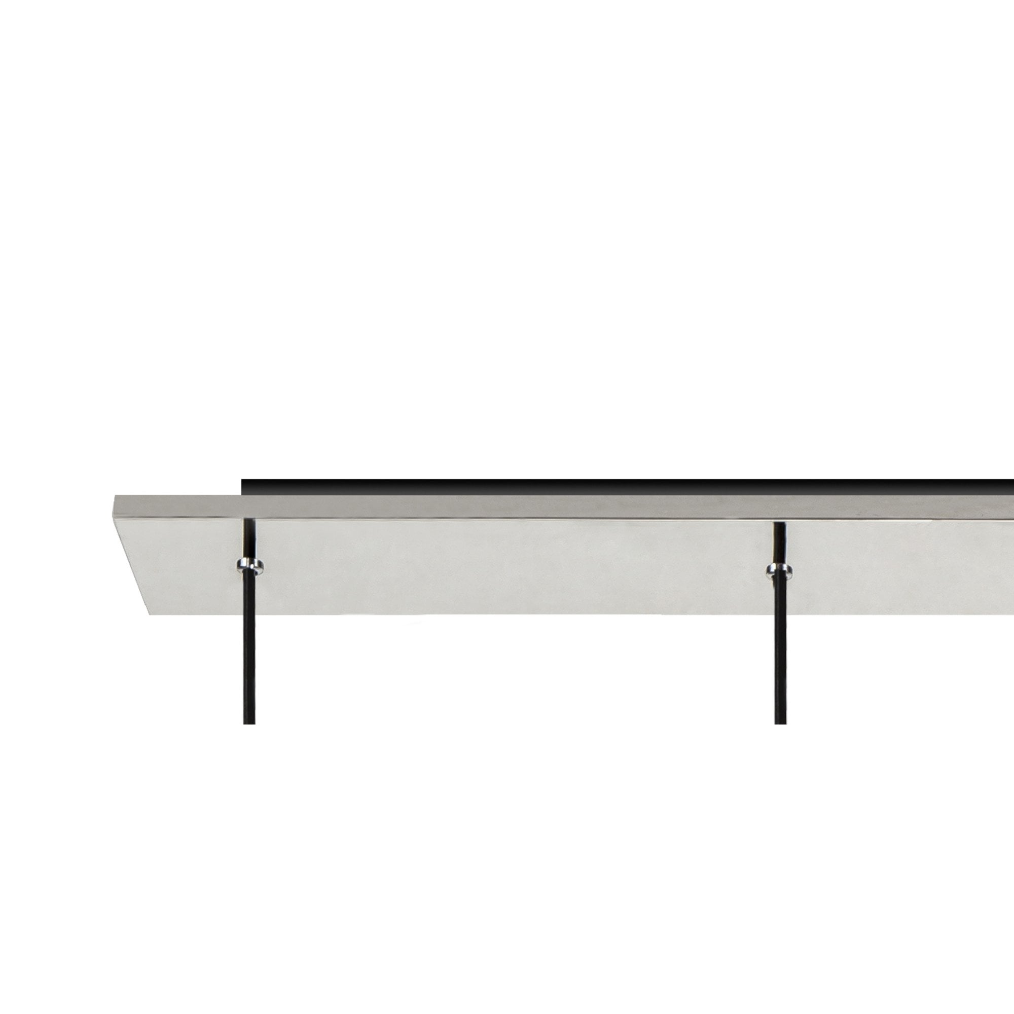 Fabula Kingfisher Adjustable 4 Light Linear Pendant - Black & Smoke Fade Glass