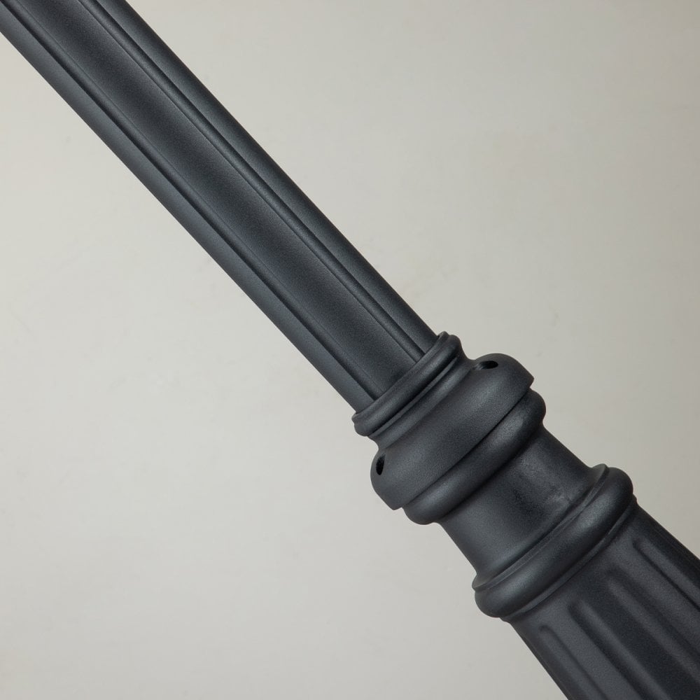 Quintiesse Alford Place 4 Light Lamp Post - Museum Black