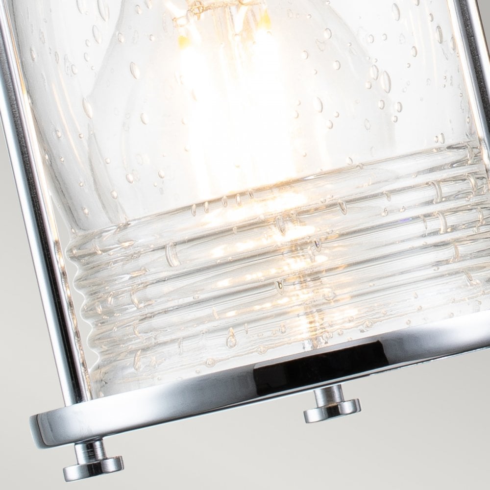 Quintiesse Ashland Bay 2 Light Bathroom Wall Light - Chrome