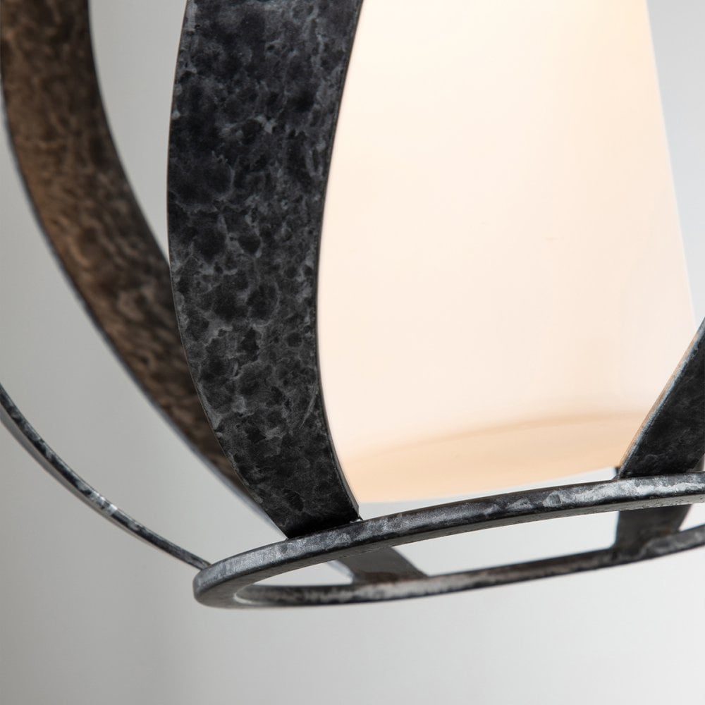 Quintiesse Blacksmith Single Wall Light - Old Black