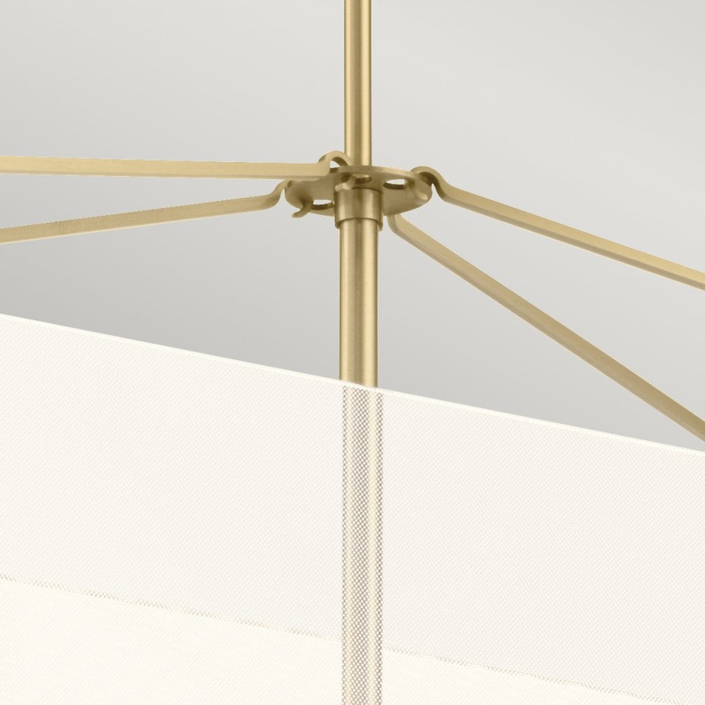 Quintiesse Calters LED Isle Pendant - Campagne Gold