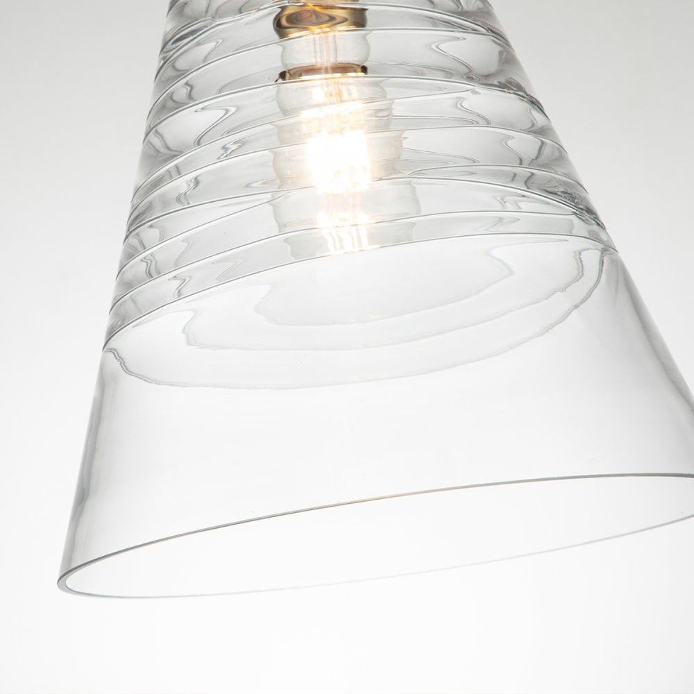 Quintiesse Elmore Single Pendant - Burnished Brass
