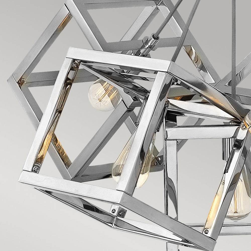 Quintiesse Ensemble 5 Light Pendant - Polished Nickel