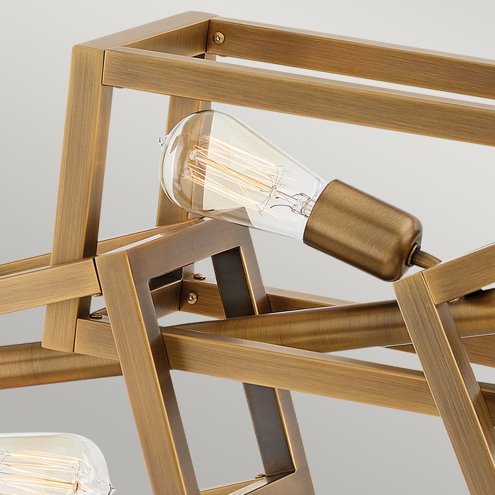 Quintiesse Ensemble 6 Light Pendant - Brushed Bronze