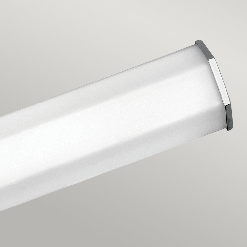 Quintiesse Facet Dual LED Bathroom Wall Light - Polished Chrome