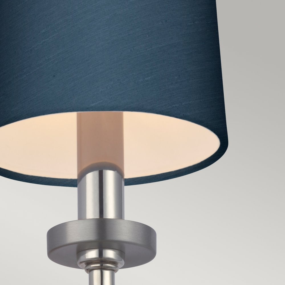 Quintiesse Felixstowe Single Bathroom Wall Light - Breton Shade