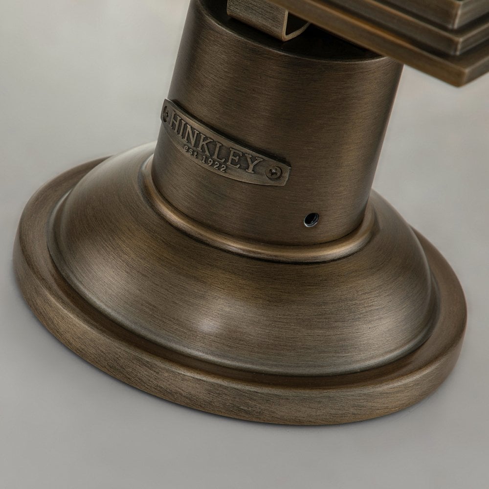 Quintiesse Grant Single Large Pedestal Lantern - Burnished Bronze