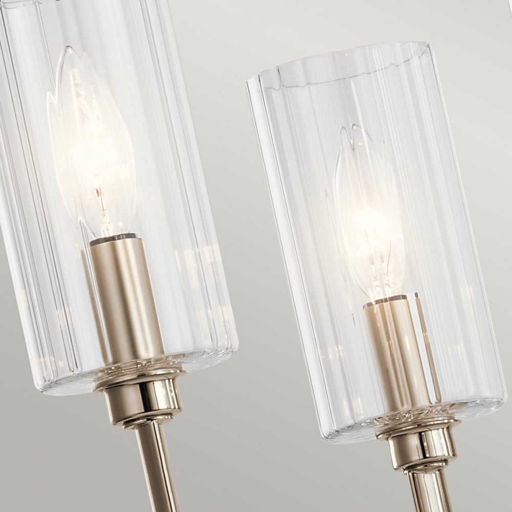 Quintiesse Kimrose 6 Light Chandelier - Polished Nickel