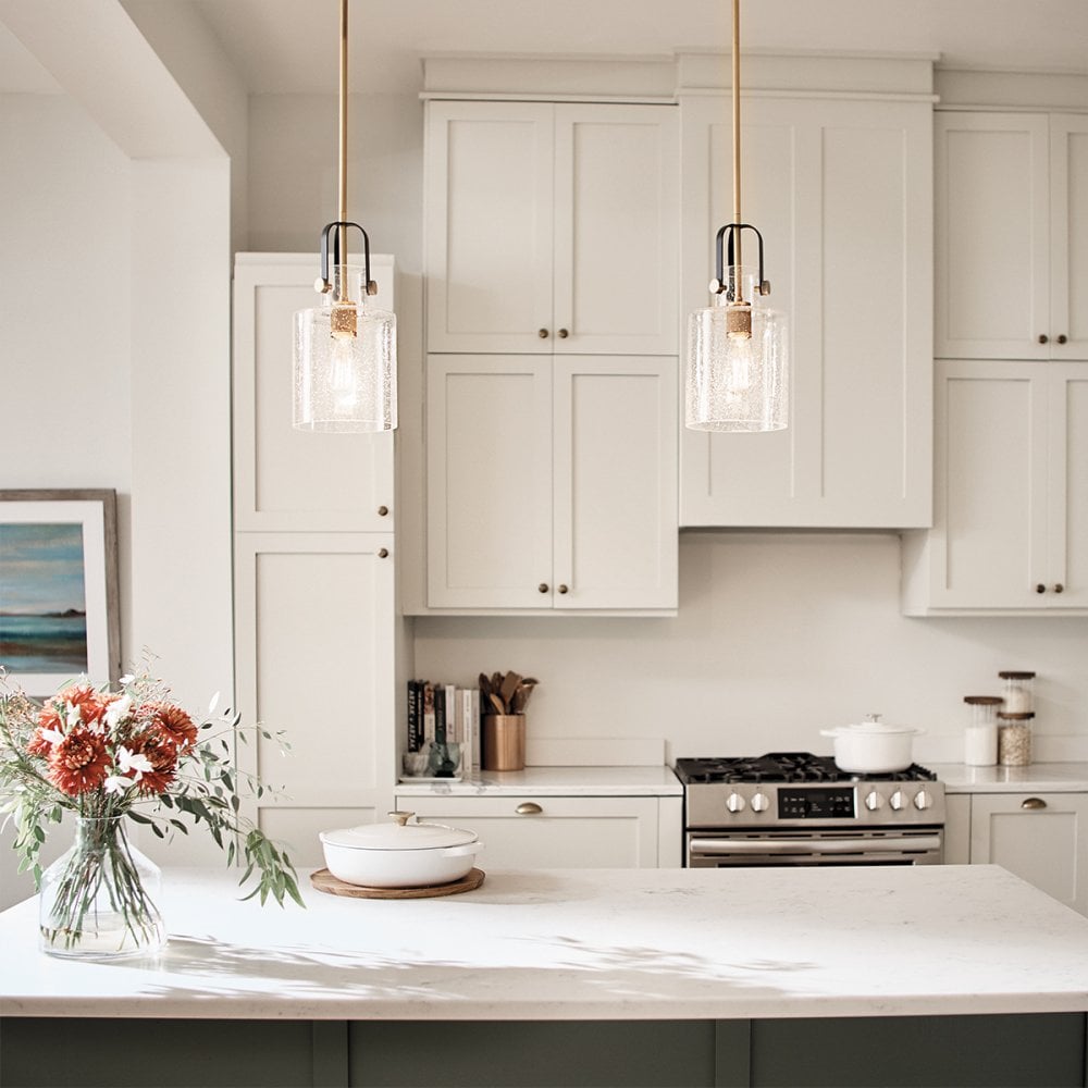 Quintiesse Kitner Single Pendant - Brass